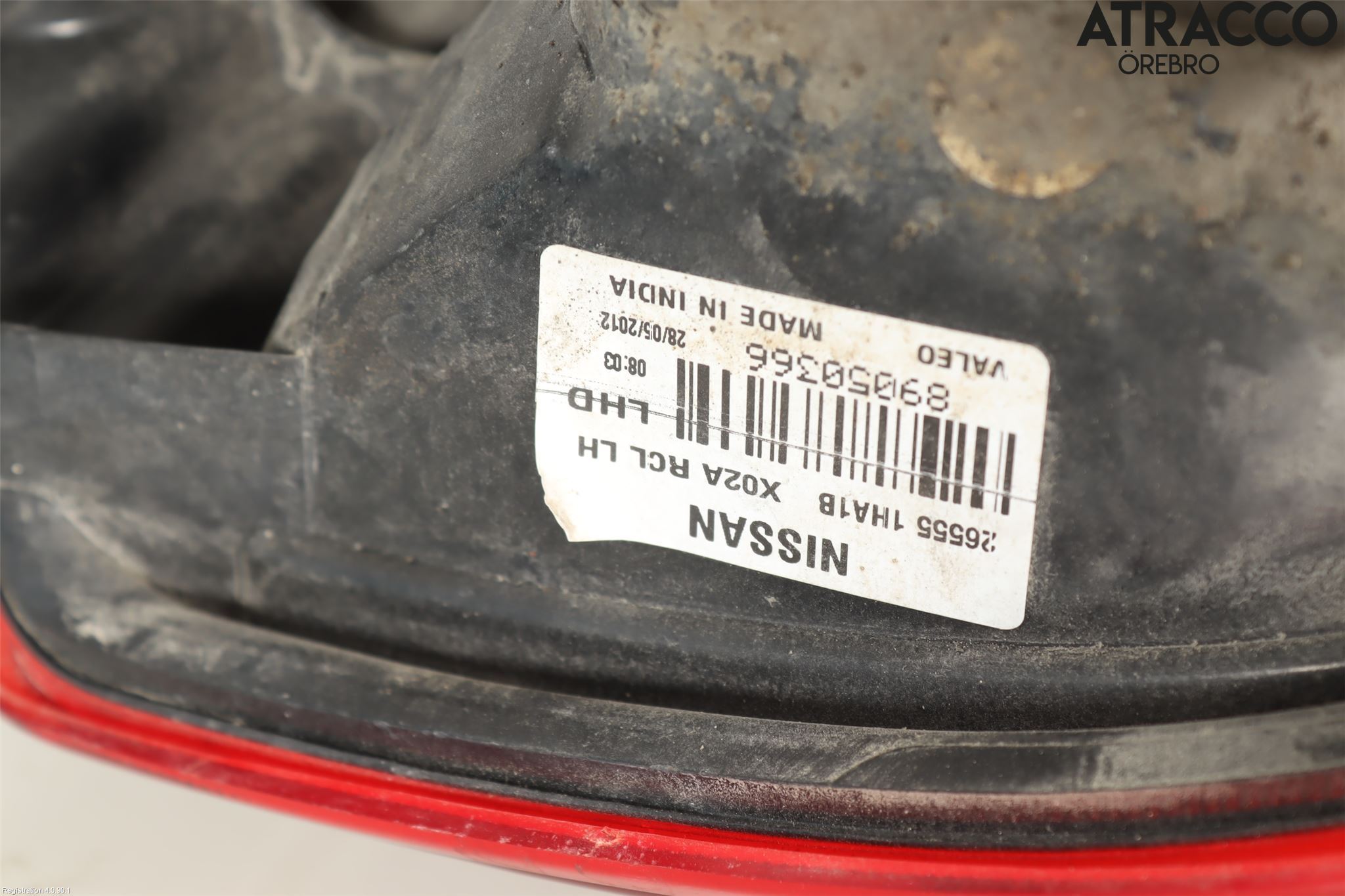 Nissan MICRA 11-16 Baklykt Venstre