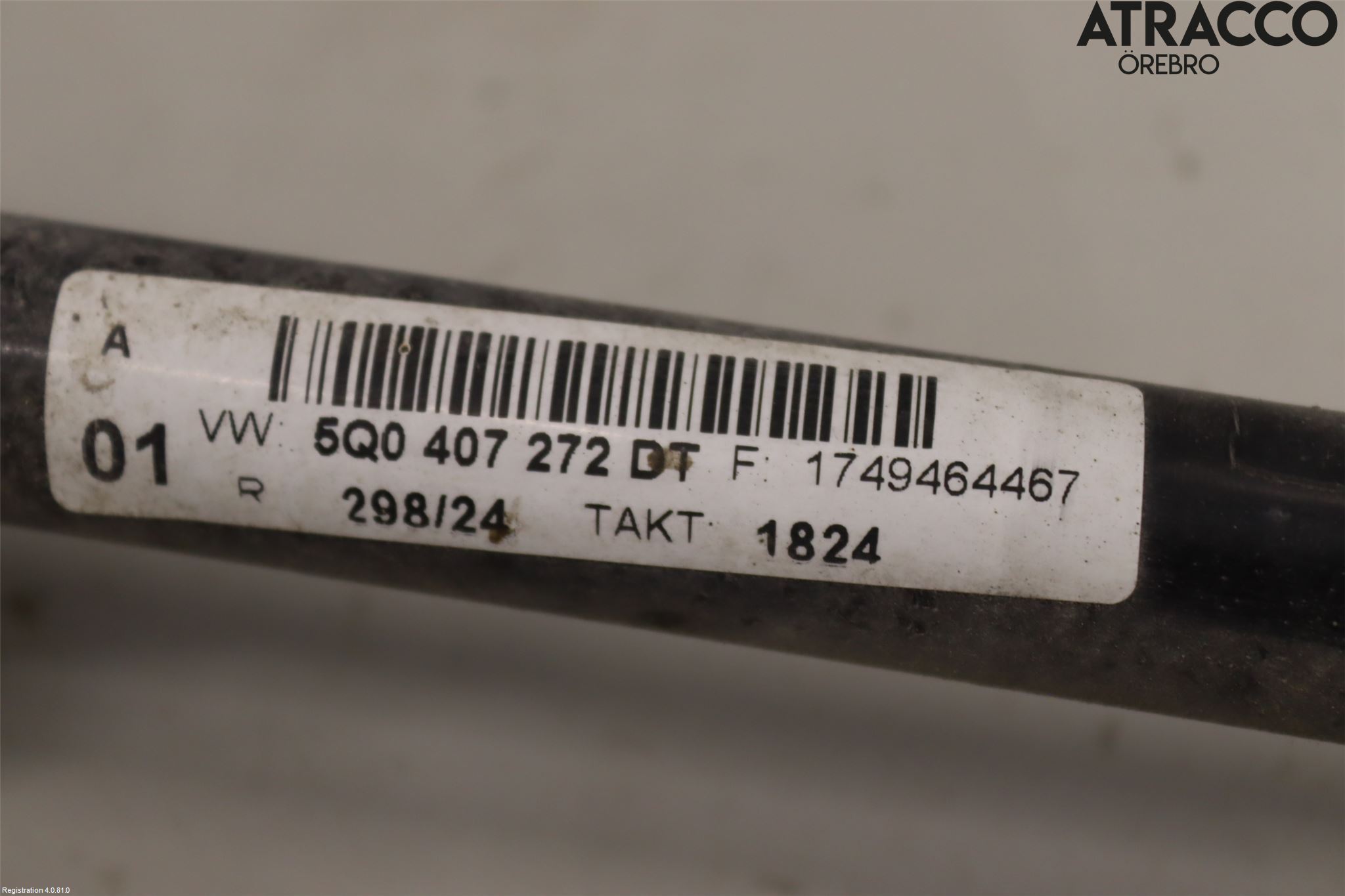Volkswagen VW GOLF / E-GOLF VII 13-20 Drivaksel Foran Kompl Høyre