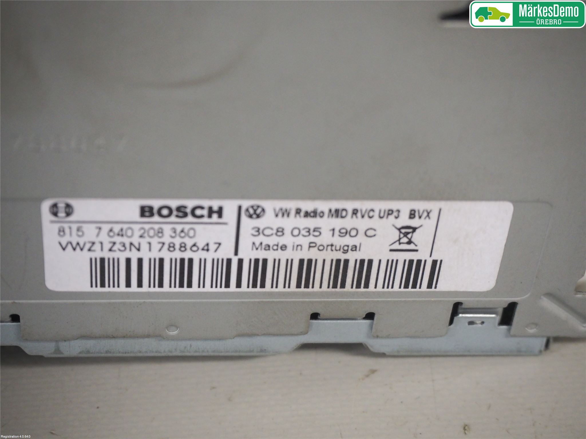 Volkswagen VW PASSAT 11-14 Stereo Radio Med Cd