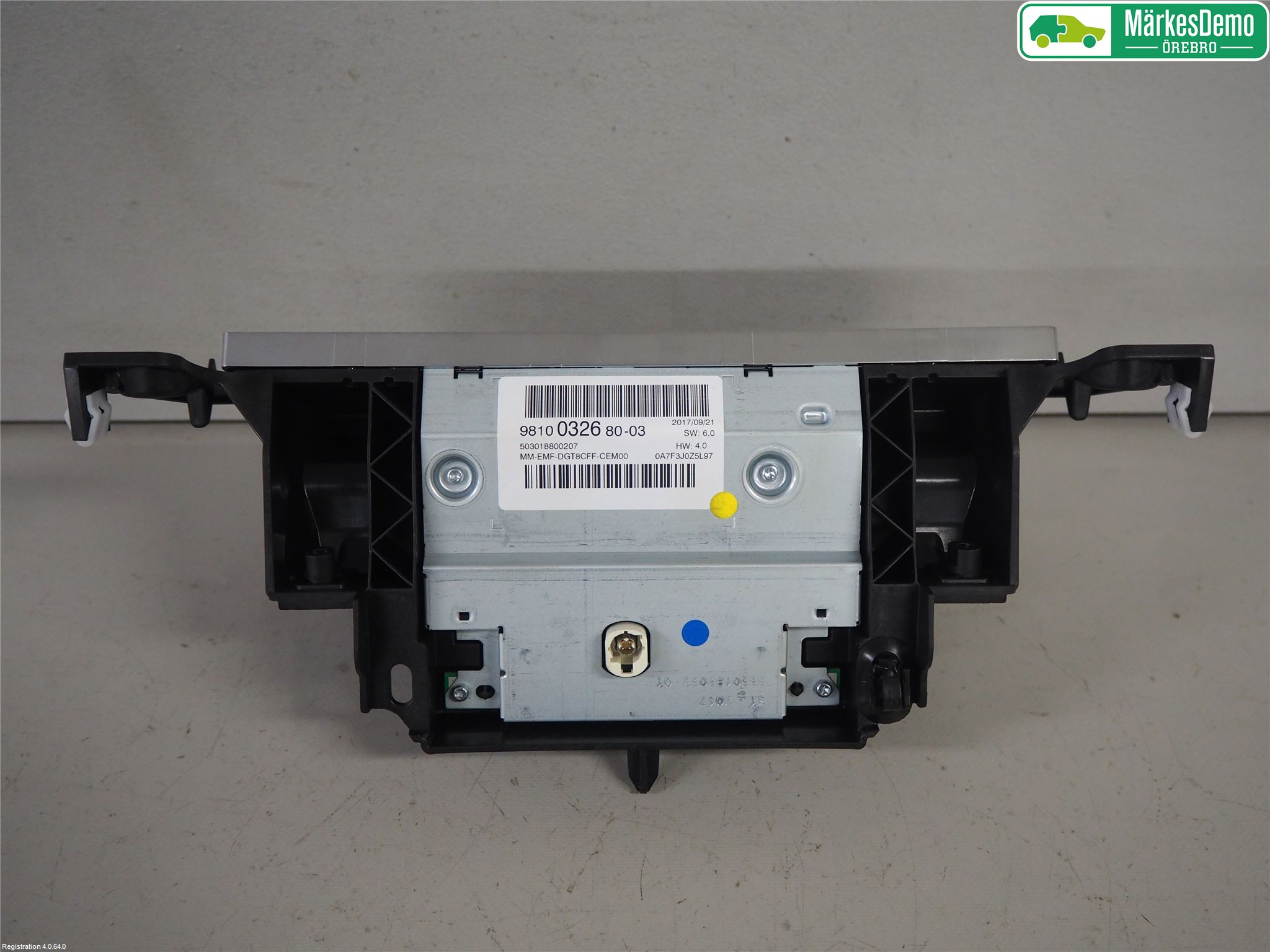 Peugeot 3008 17-24 Instr Skjerm Dvd-Gps-Ac-Tlf