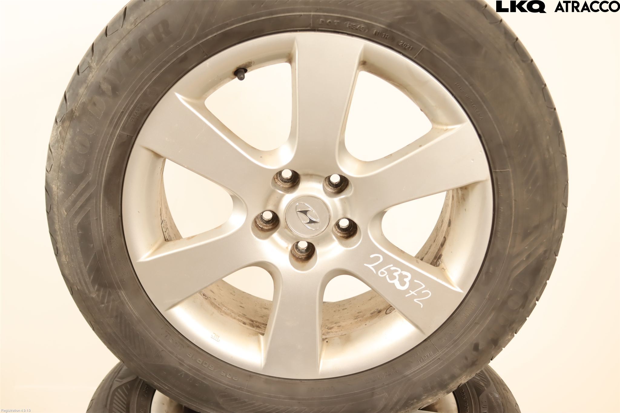 Hyundai SANTA FE  06-12 Dekk Sommer På Alu Felg 4Stk