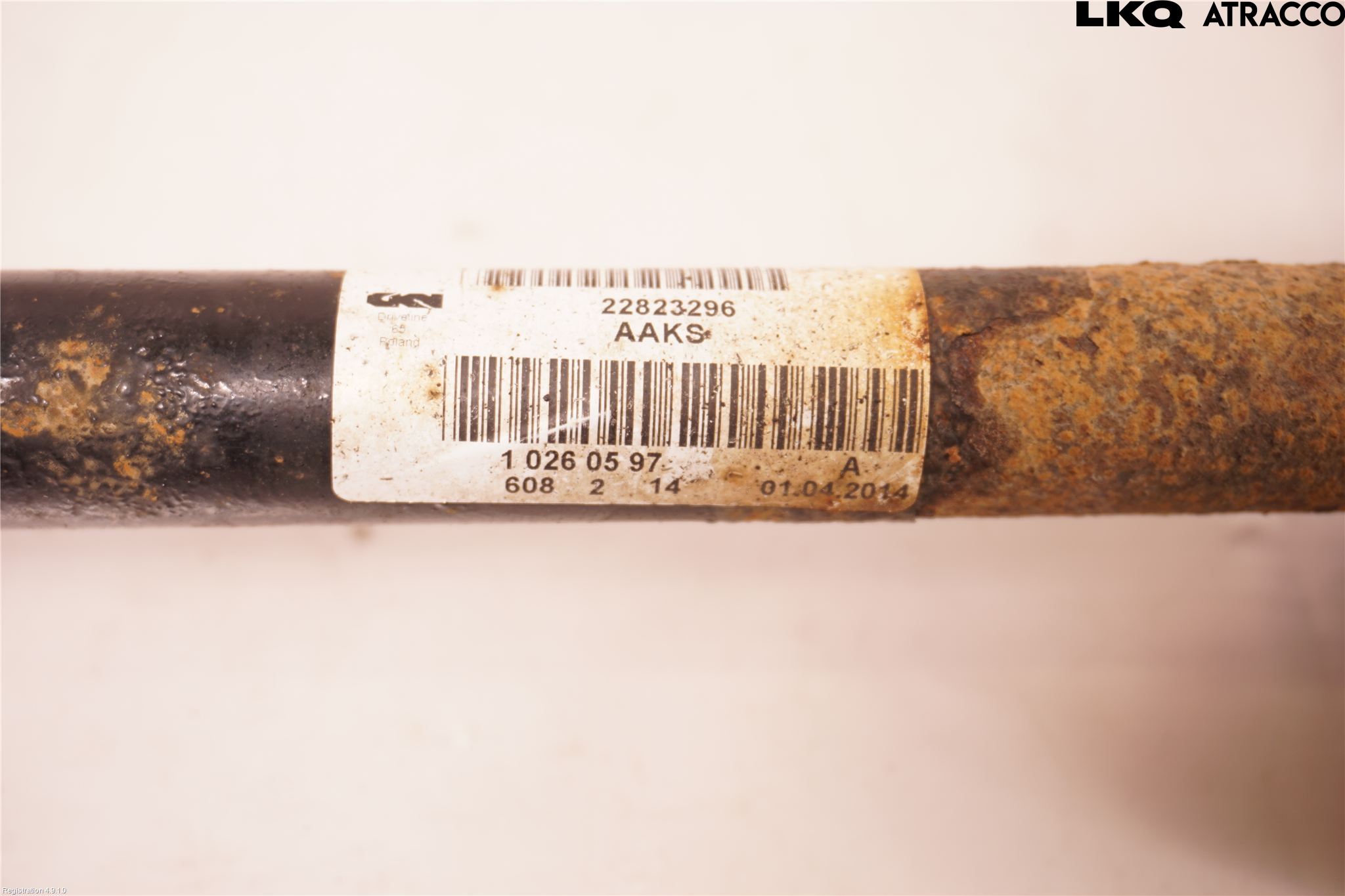 Opel INSIGNIA 09-16 Drivaksel Bak Kompl Venstre