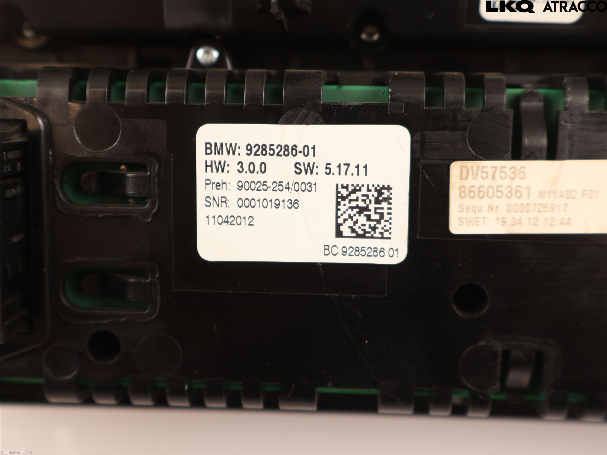 BMW 7 F01/02/03/04 09-15 Varme Ac Betjening-Display