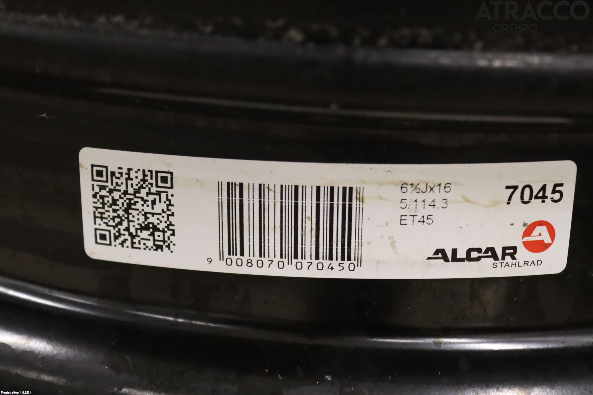 Kia NIRO (DE) 17-22 Felg Stål Sett 4Stk