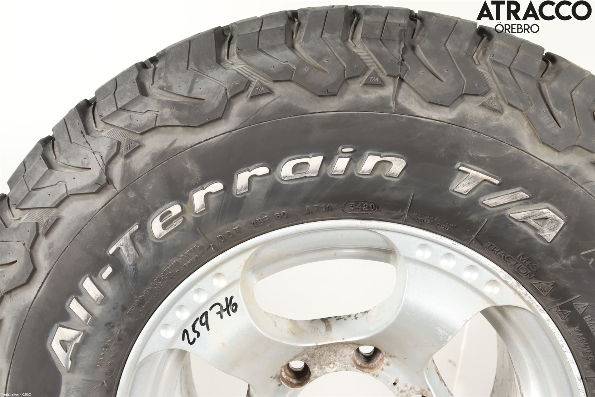 Toyota HILUX 05-16 Dekk Sommer På Alu Felg 4Stk