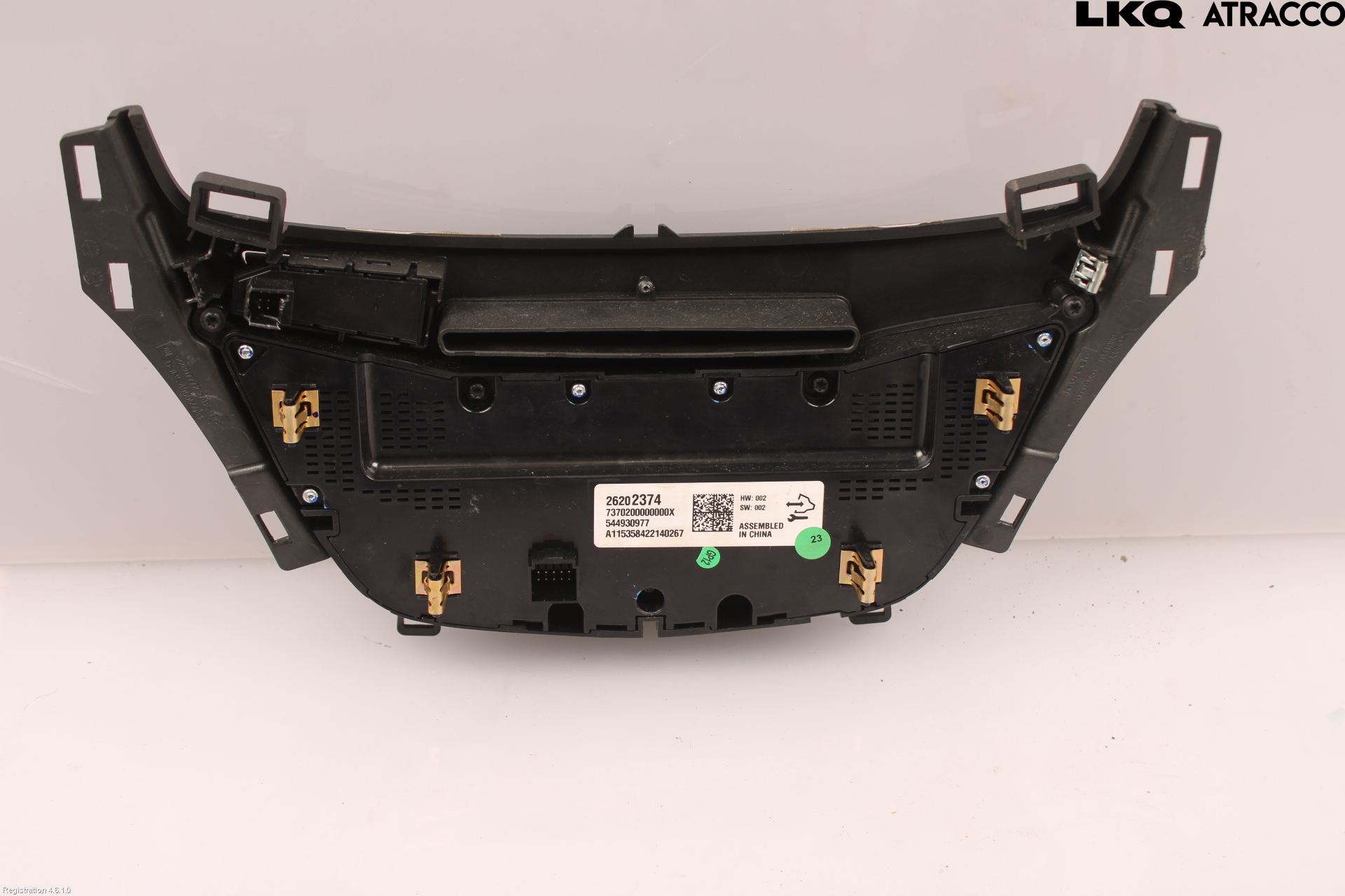 Opel INSIGNIA 09-16 Varme Ac Betjening-Display