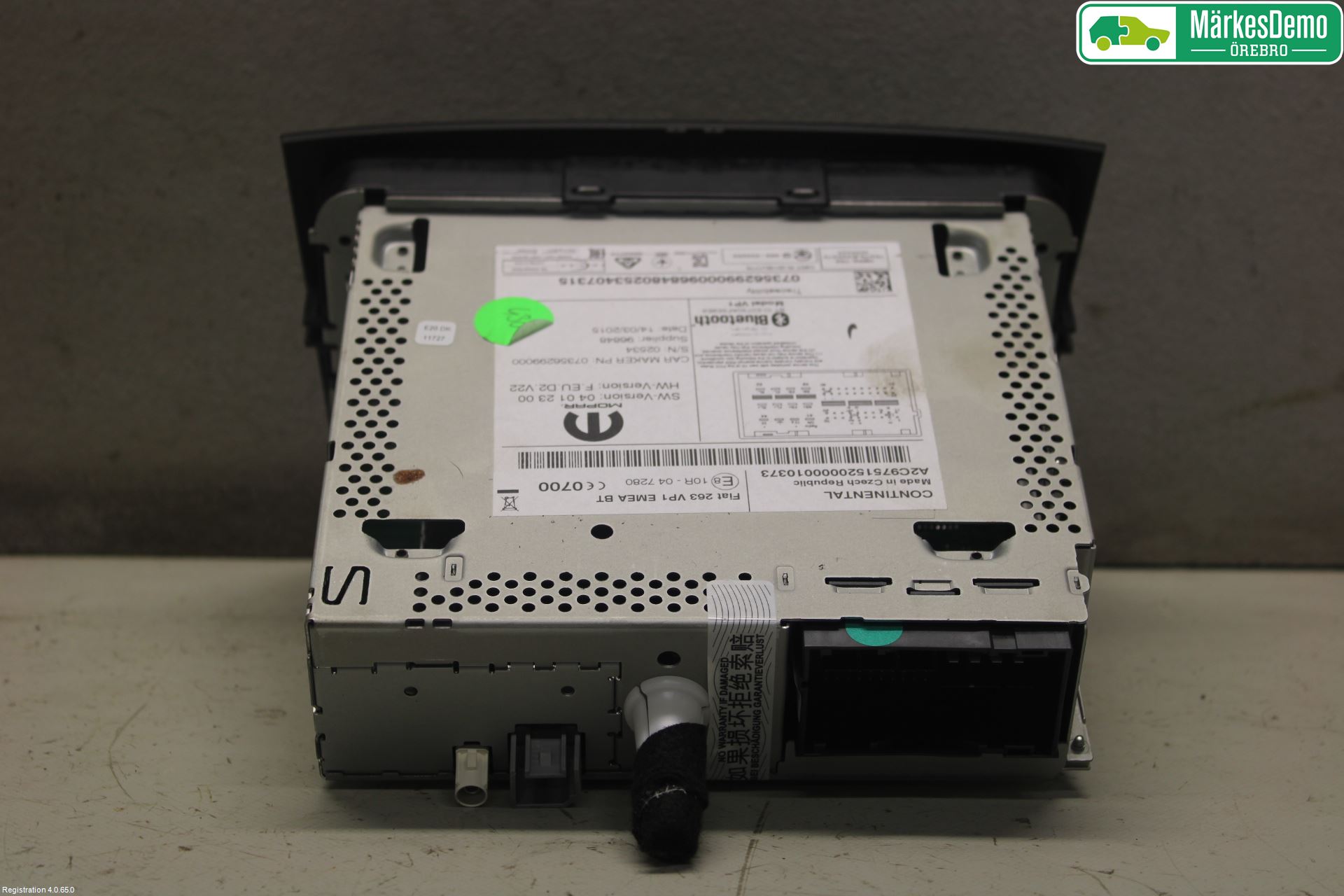 Fiat DOBLO CARGO Stereo Radio Med Cd