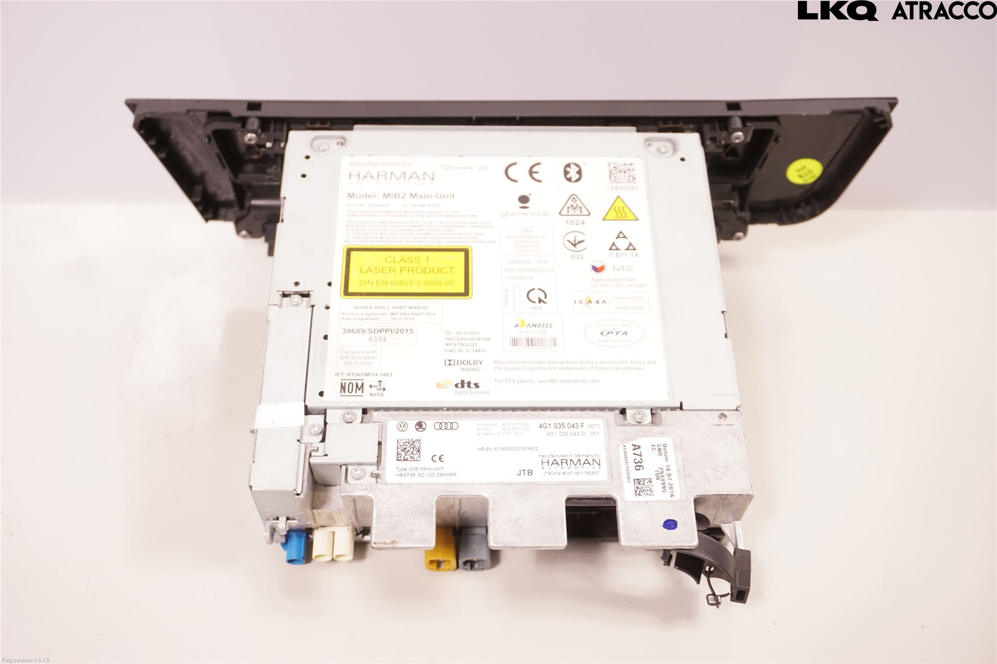 Audi A6 ALLROAD 12-18 Stereo Radio Med Cd