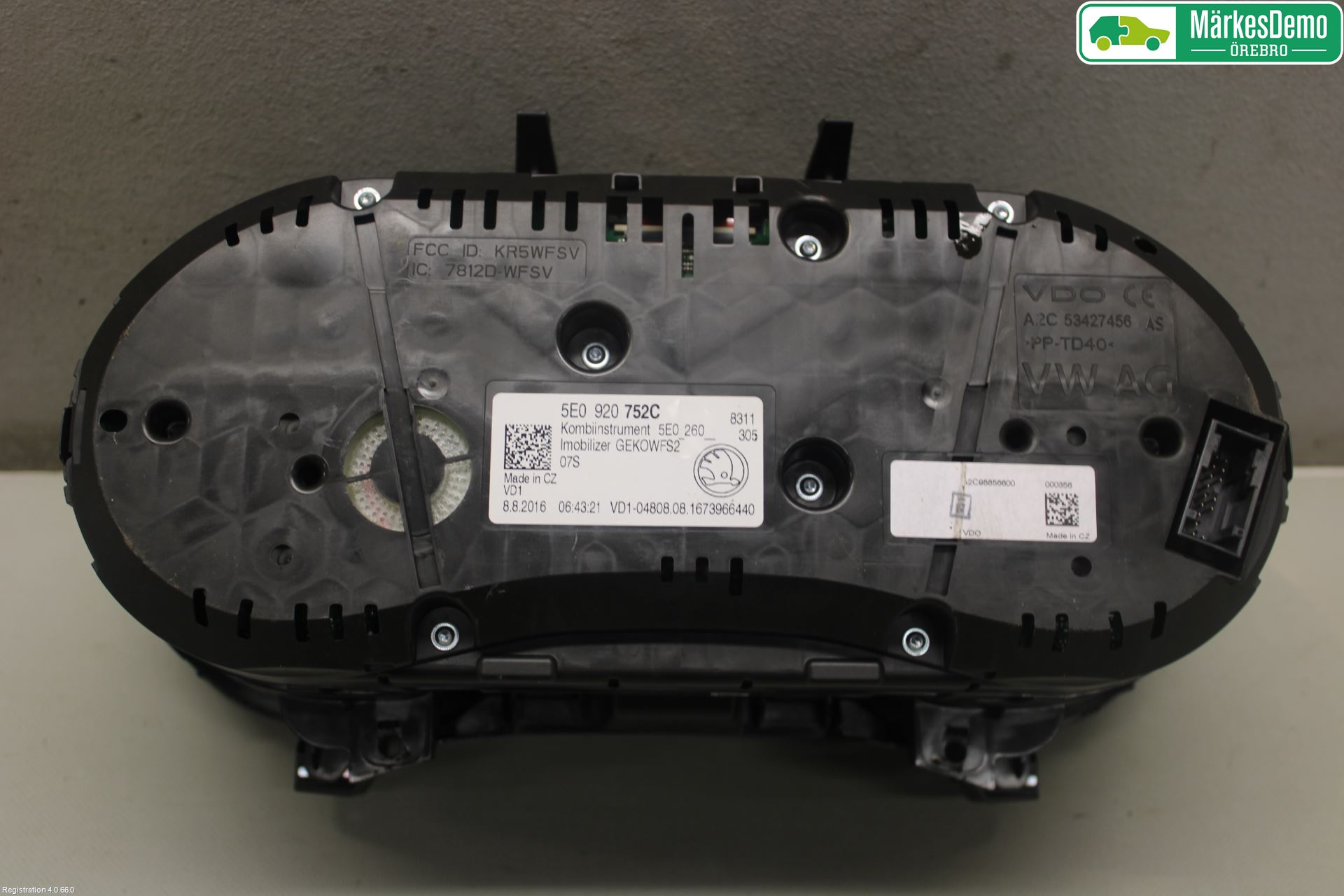 Skoda OCTAVIA (5E) 13-20 Instr Kombinert