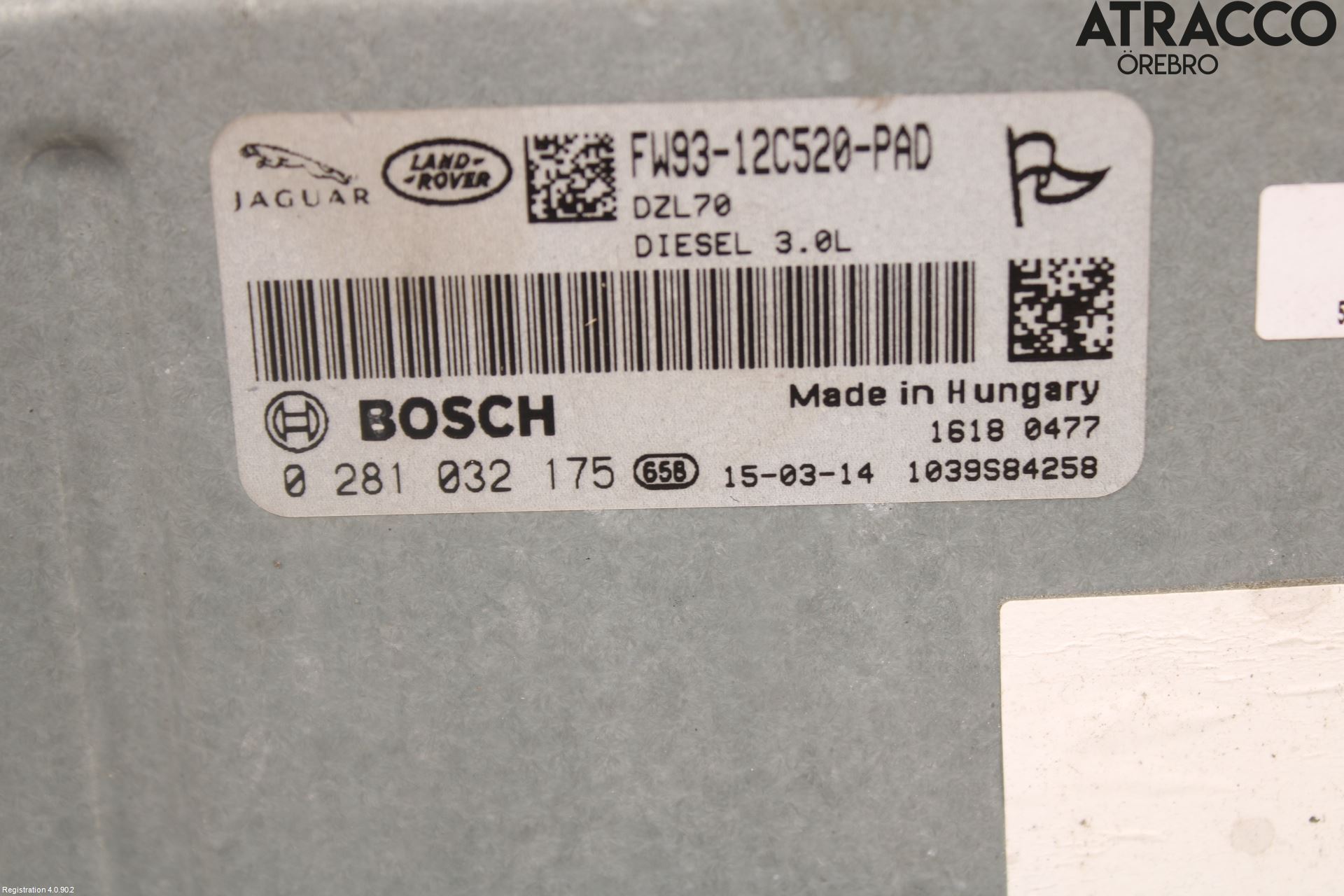 Landrover RANGE ROVER SPORT (L494) 14-22 Styreenhet Dieselpumpe