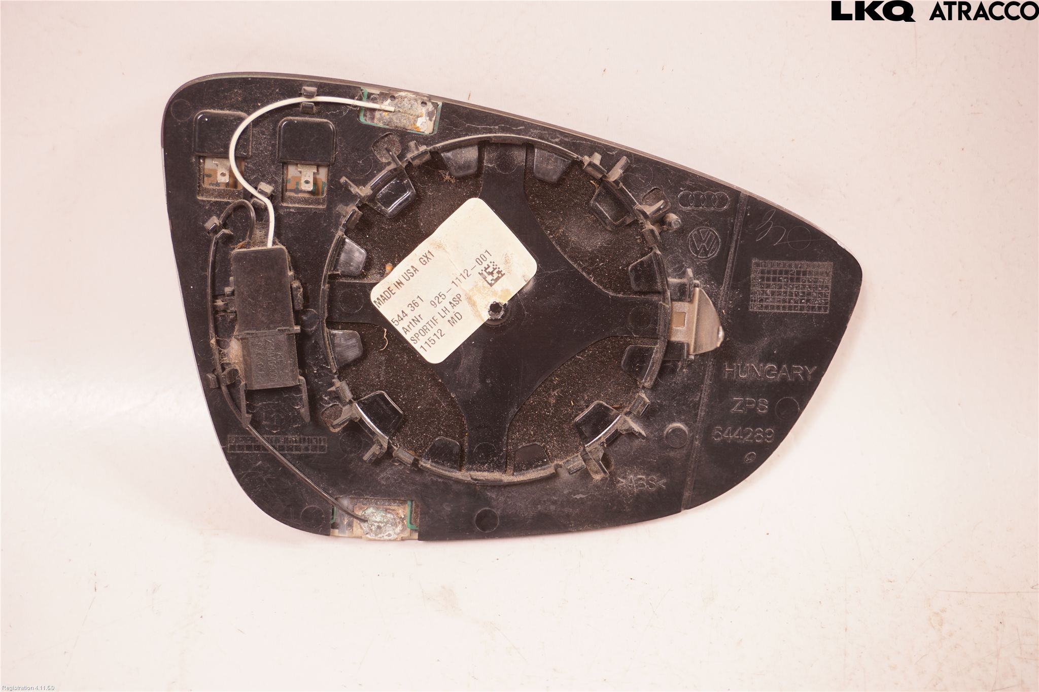 Volkswagen VW PASSAT 11-14 Speil Glass V