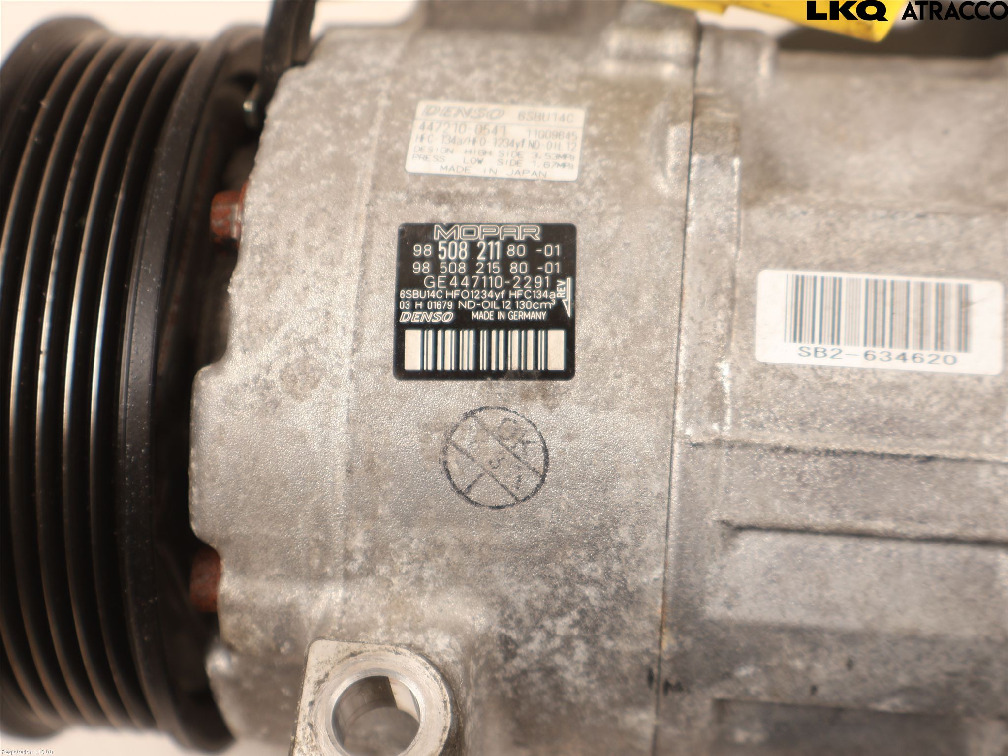 Peugeot 2008/E-2008 20- Varme Ac Kompressor