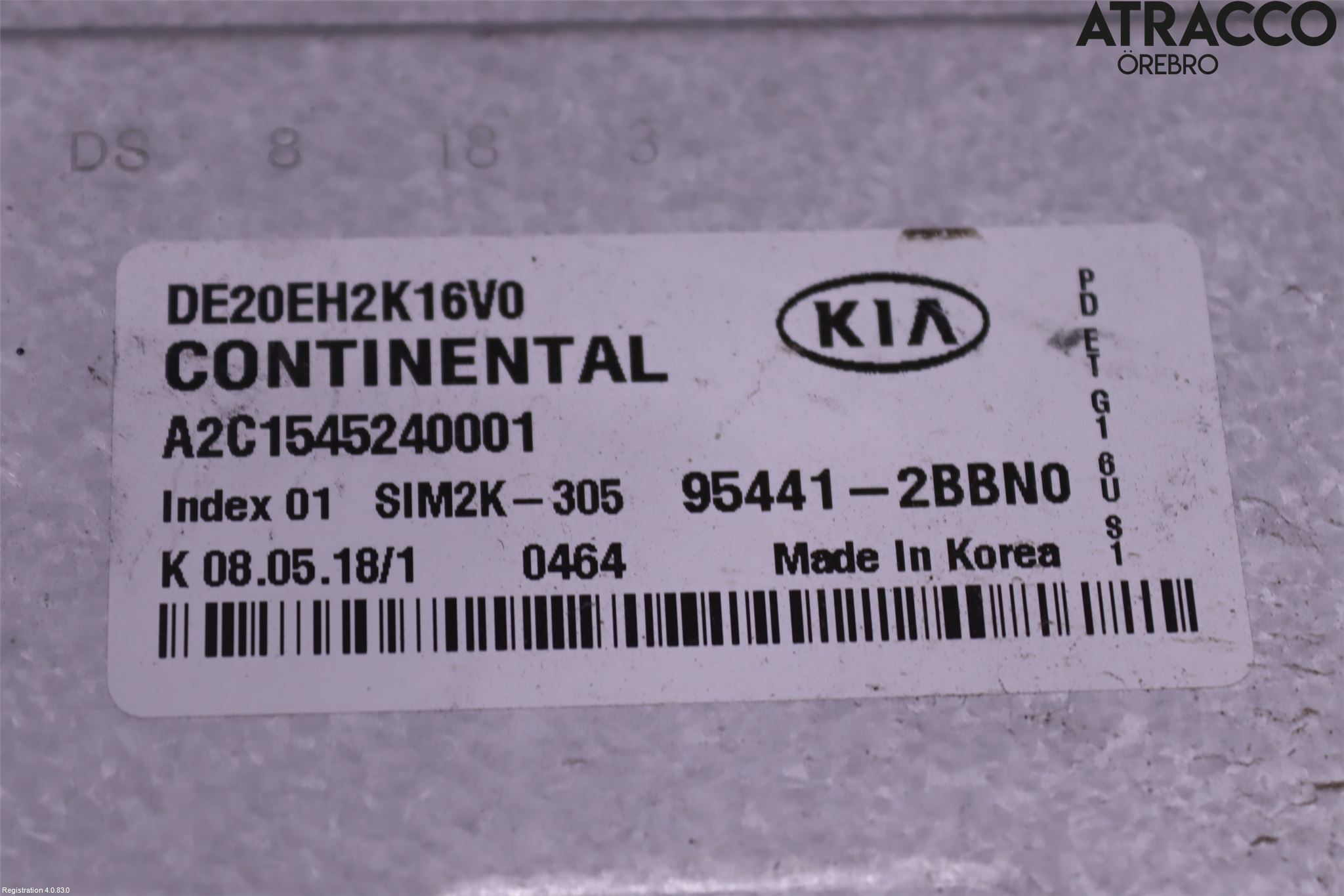 Kia NIRO (DE) 17-22 Styreenhet Gearkasse