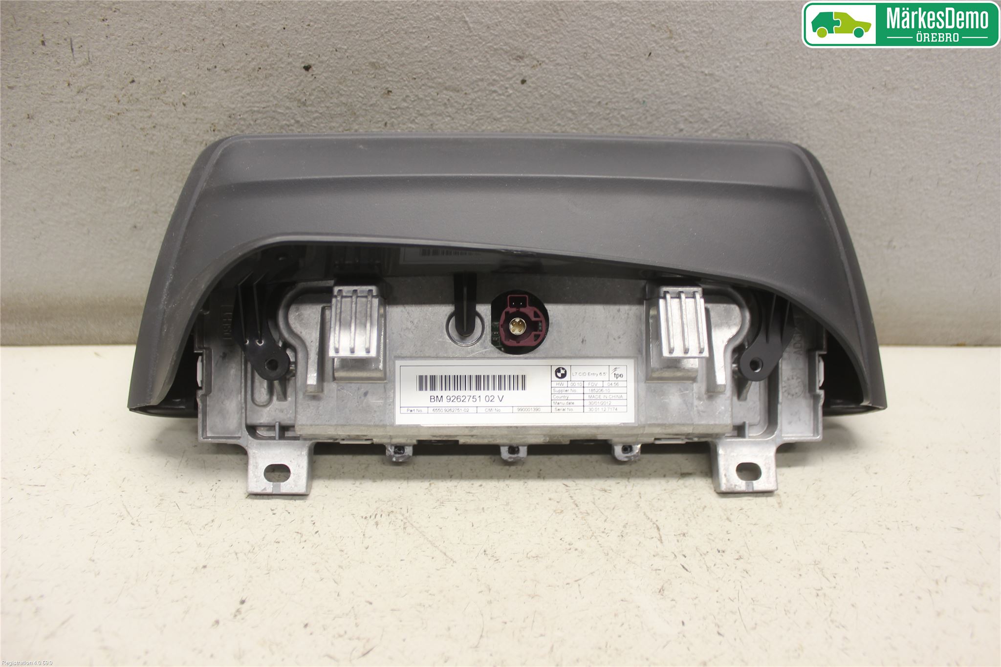 BMW 1 F20/F21 11-19 Instr Skjerm Dvd-Gps-Ac-Tlf