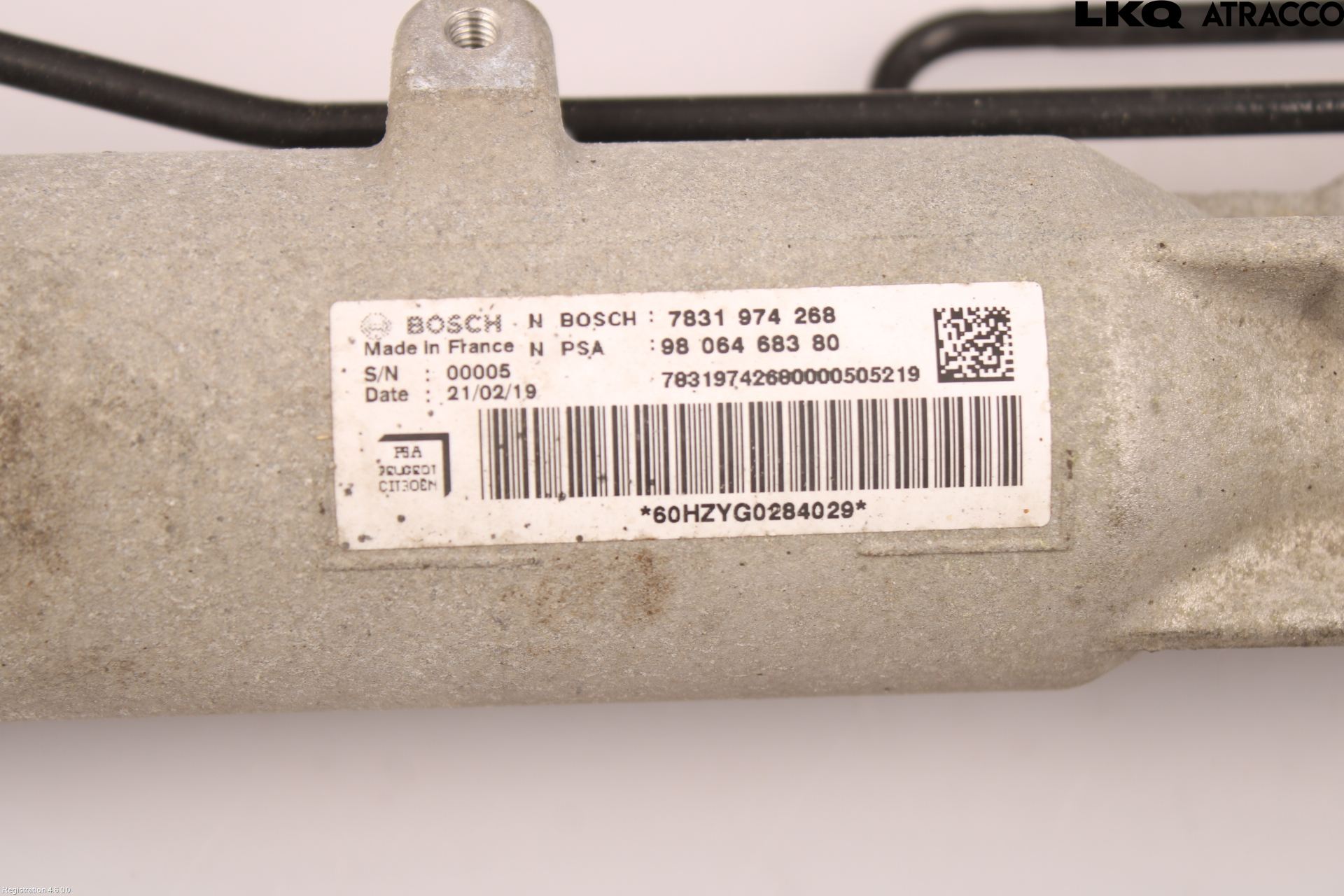 Peugeot EXPERT/E-EXPERT 17- Servo Snekke - Tannstang