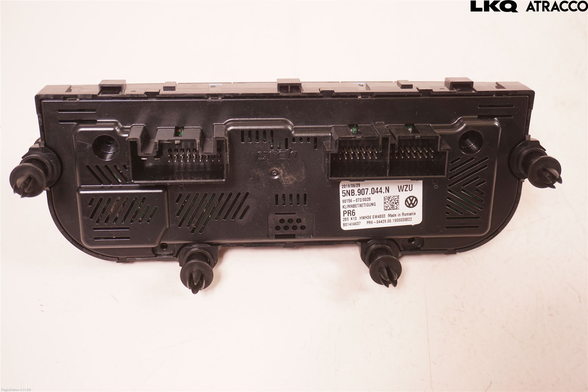 Volkswagen VW TIGUAN 16-24 Varme Ac Betjening-Display
