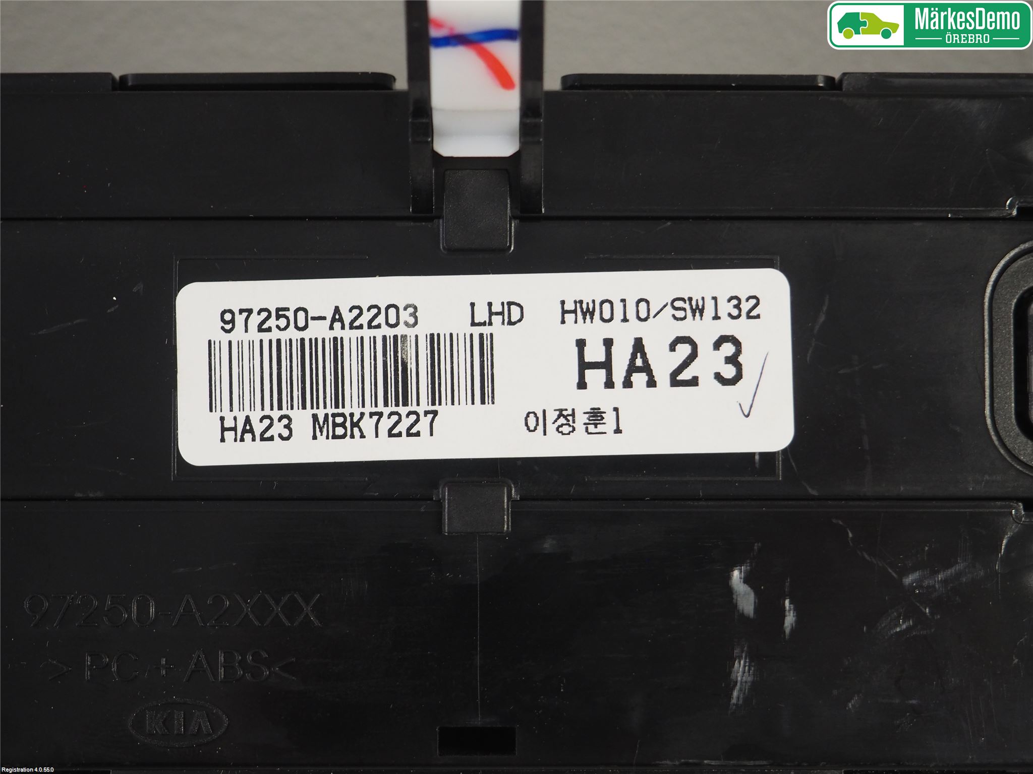 Kia CEED 12-18 Varme Ac Betjening-Display