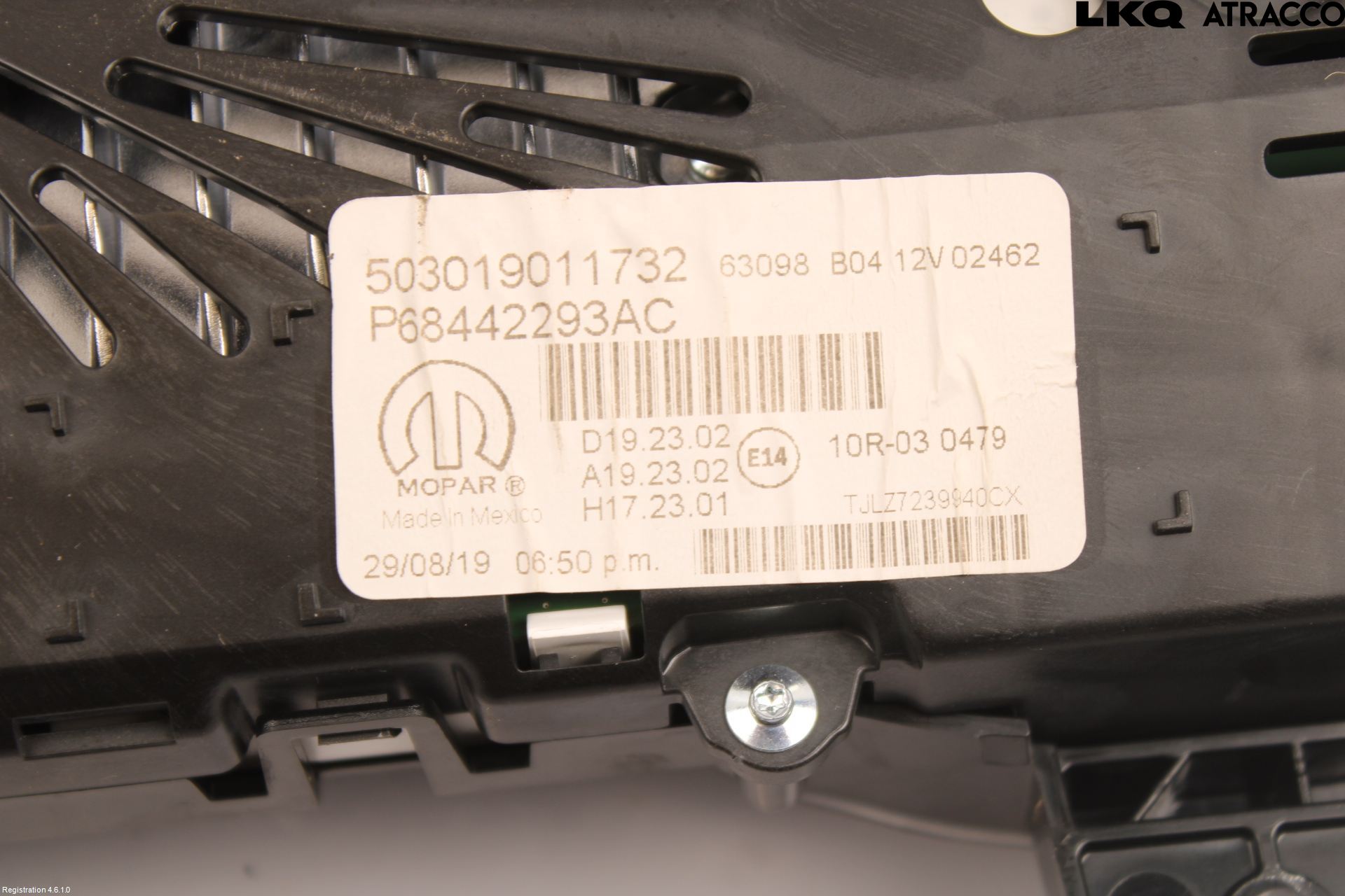 Jeep WRANGLER Instr Kombinert