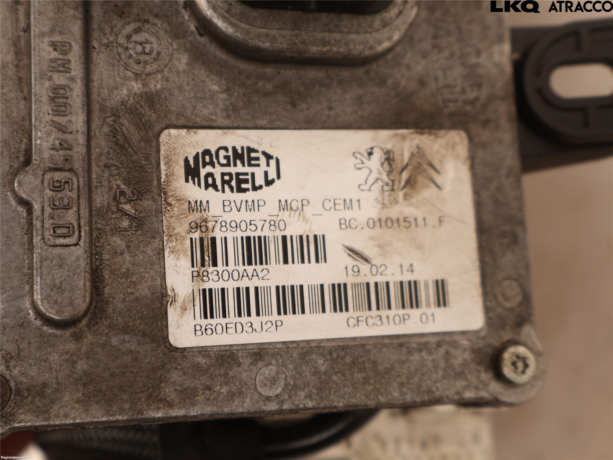 Citroen BERLINGO 08-18 Girkasse Skift Enhet