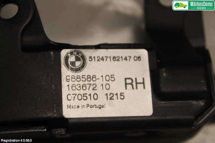 BMW X5 E70 07-13 Lås Bakluke-Koffertlokk