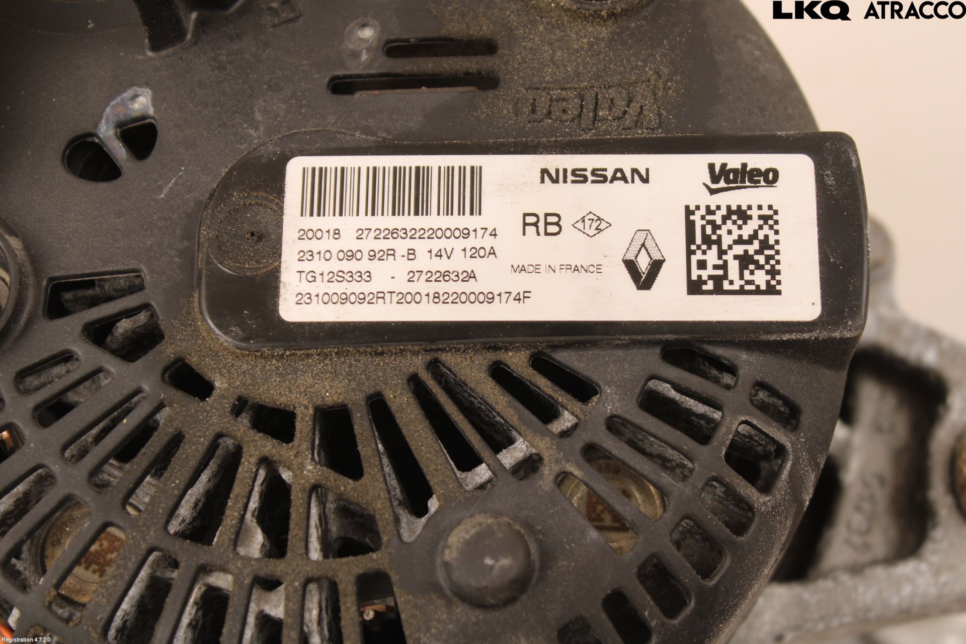 Nissan JUKE 20- Dynamo