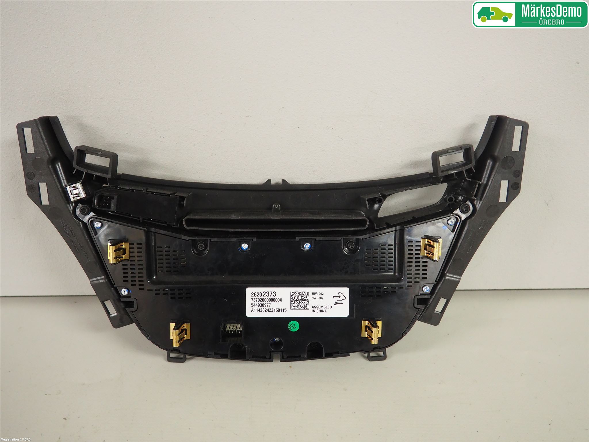 Opel INSIGNIA 09-16 Varme Ac Betjening-Display