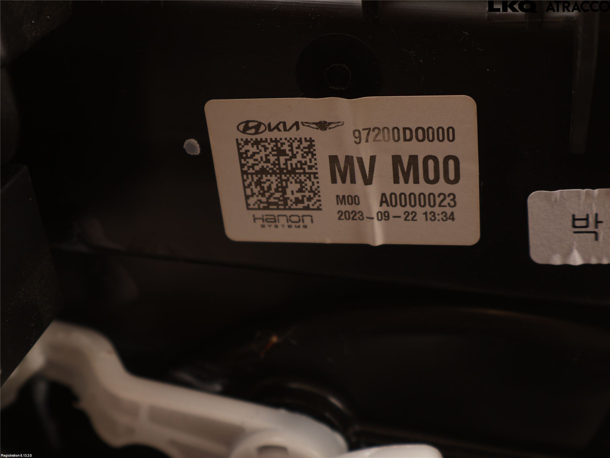 Kia EV9 24- Varme Ac Fordamper (Inni Bilen