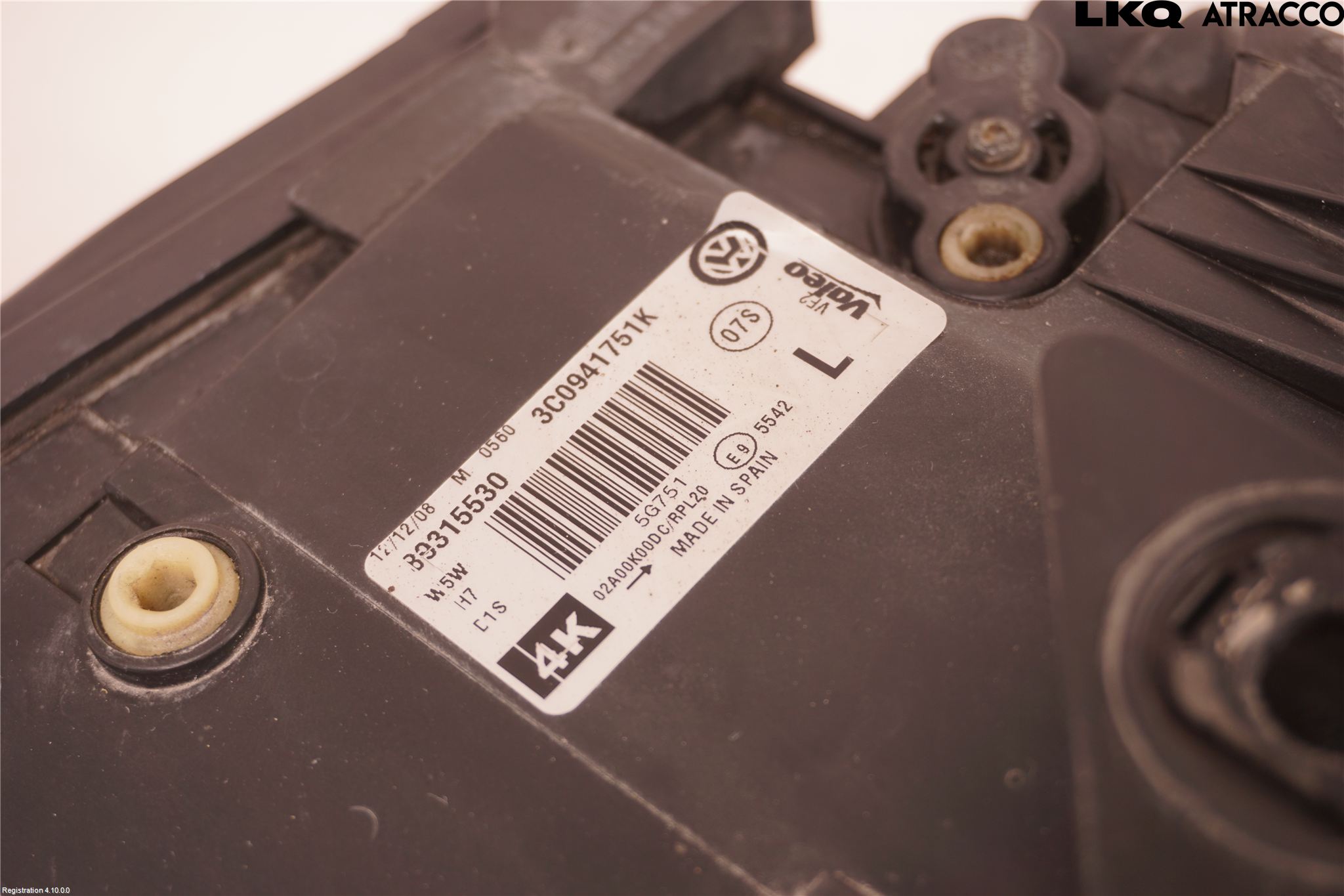 Volkswagen VW PASSAT 05-11 Frontlykt Venstre