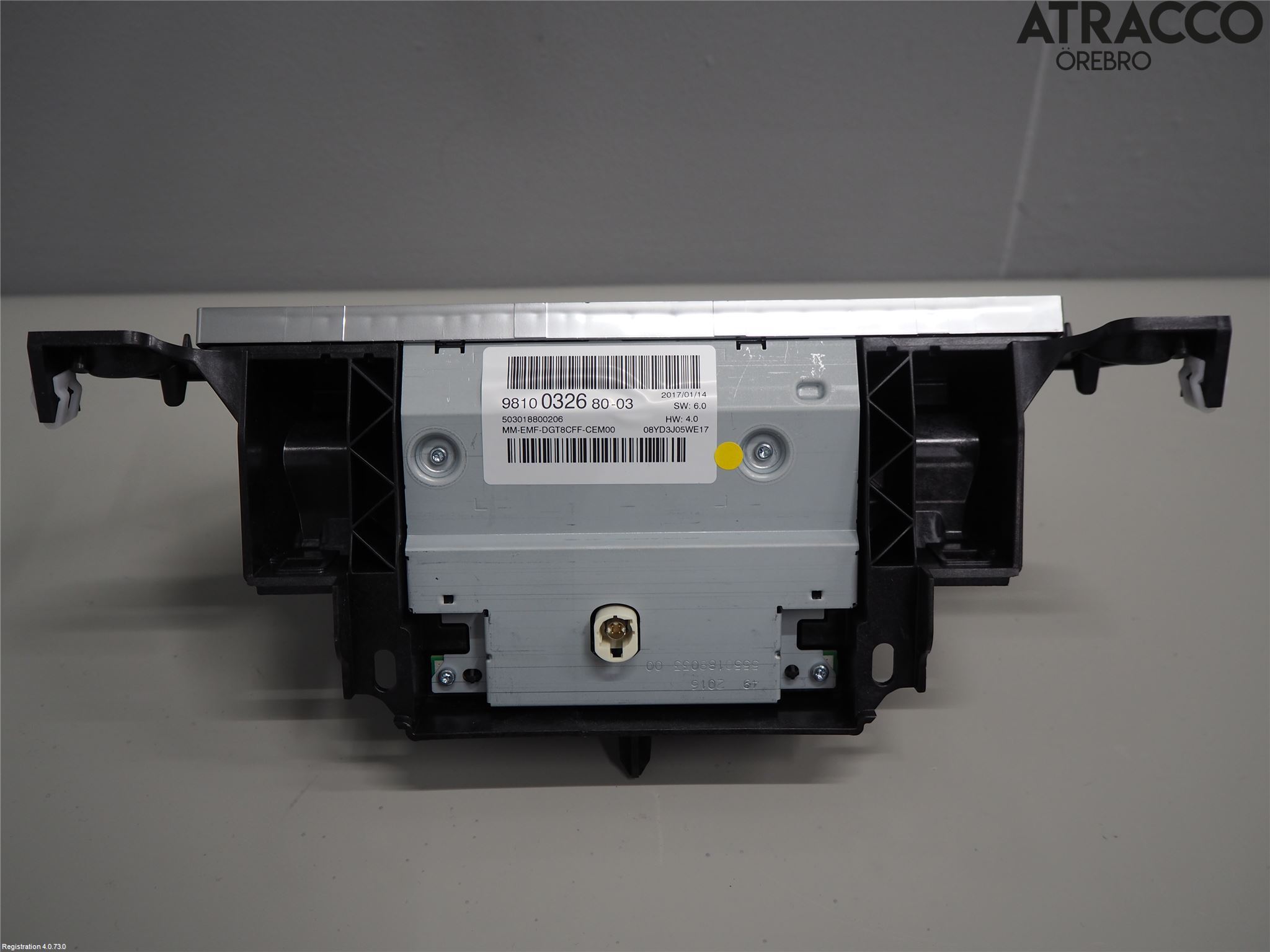Peugeot 3008 17-24 Instr Skjerm Dvd-Gps-Ac-Tlf