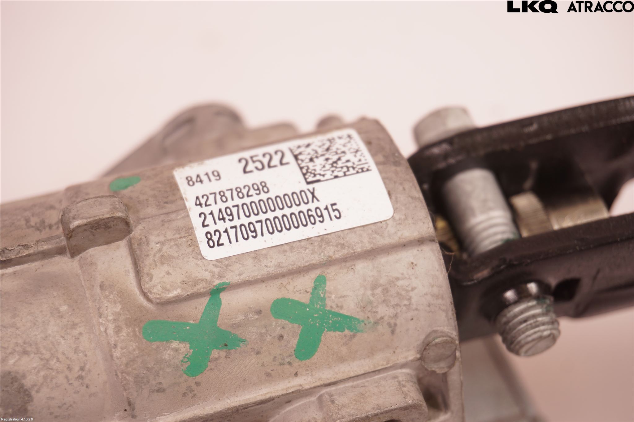 Opel INSIGNIA 17- Rattakselaggregat Justerbart