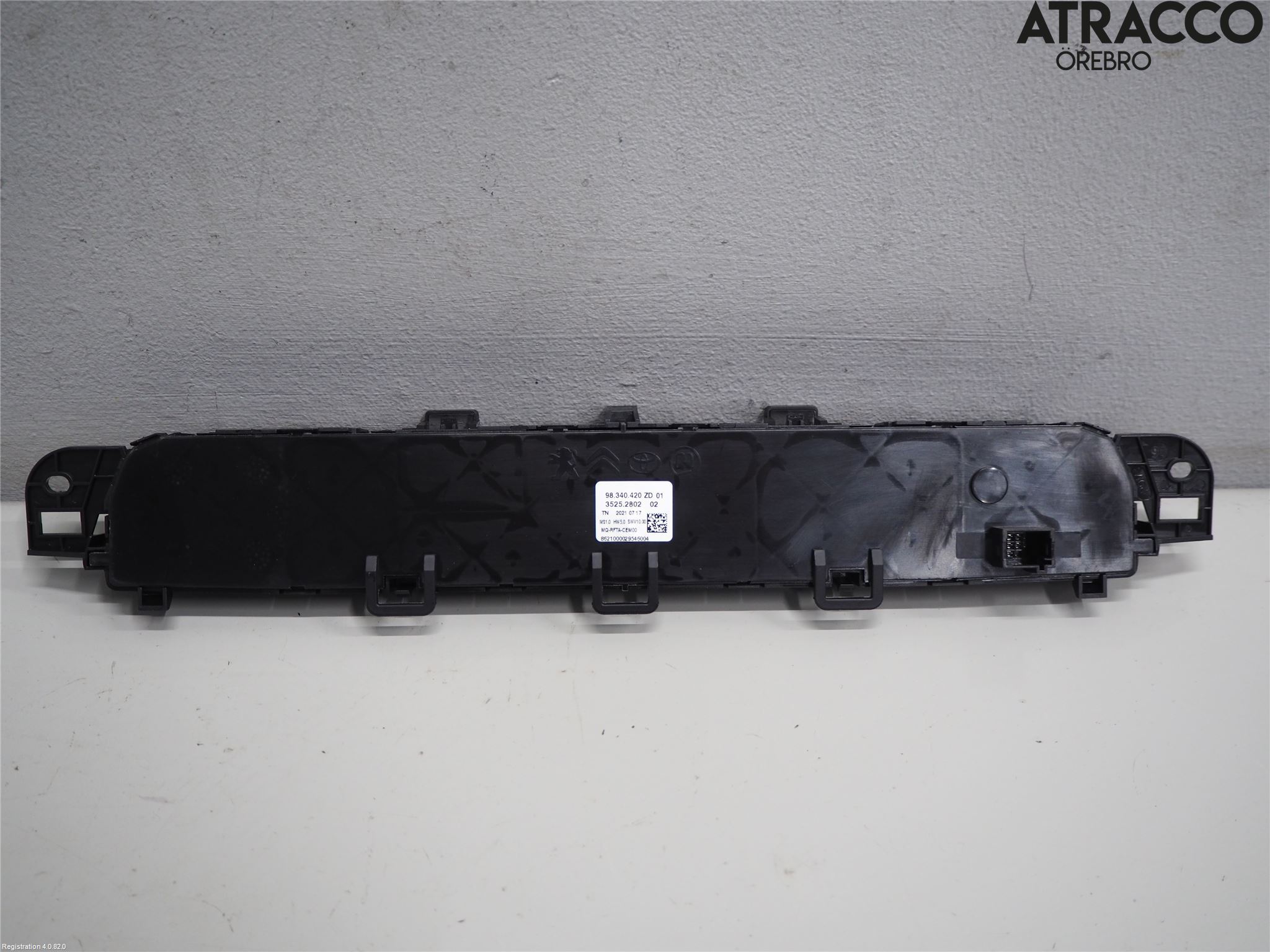 Citroen BERLINGO/E-BERLINGO 19- Varme Ac Betjening-Display