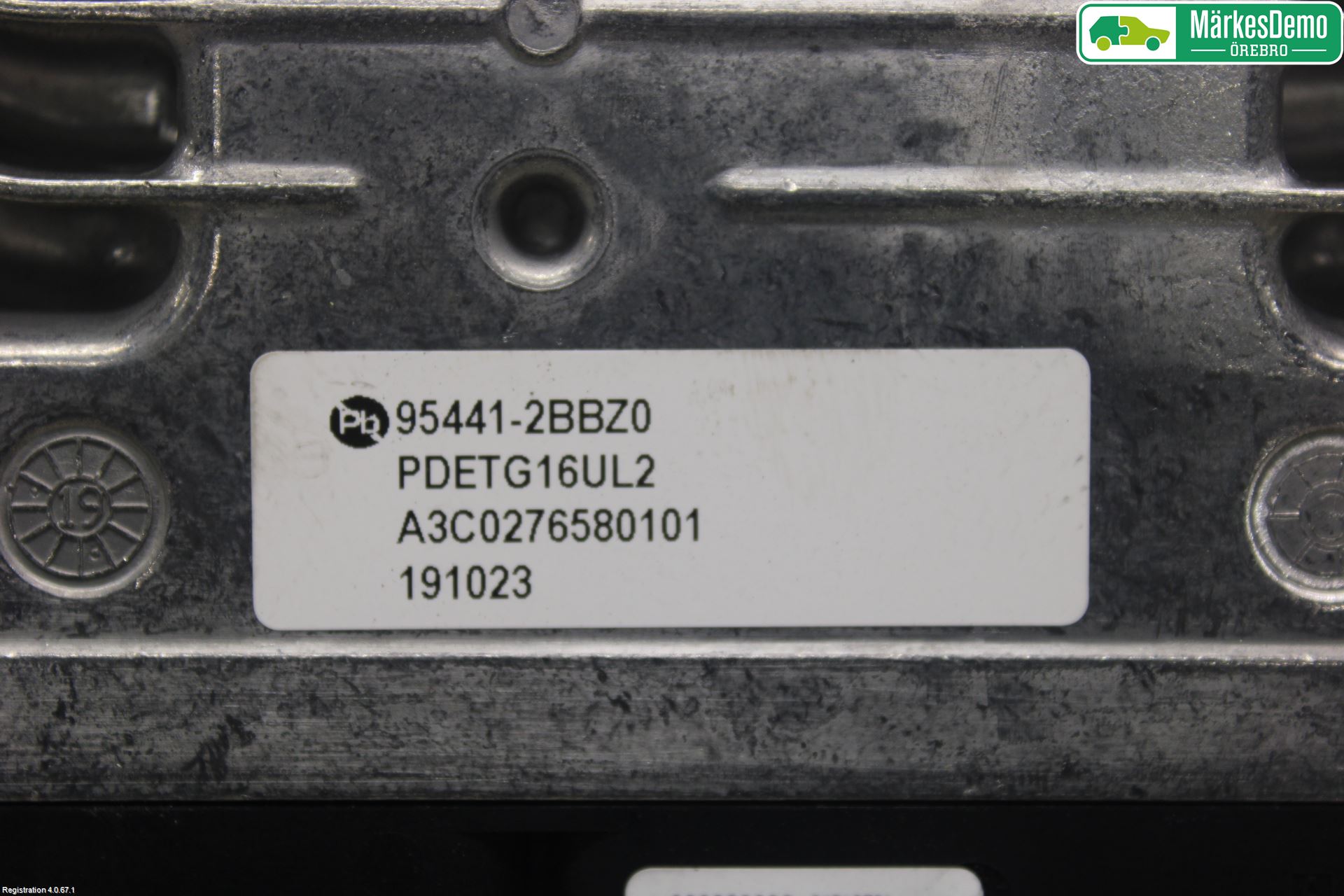 Kia NIRO (DE) 17-22 Styreenhet Gearkasse