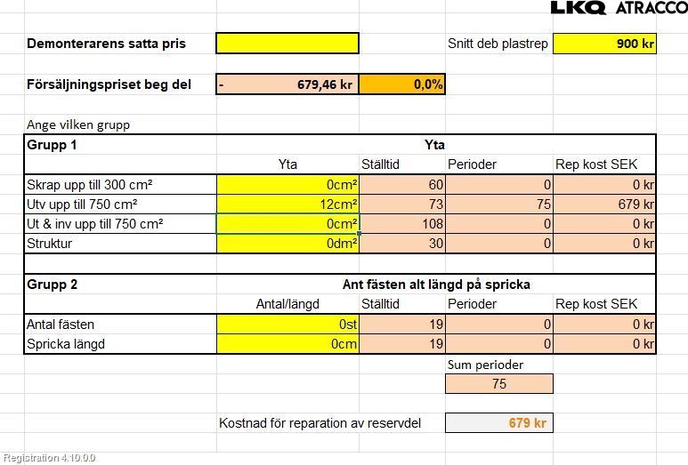 Audi A6/S6 4G 11-18 Støtfanger Bak Overtrekk