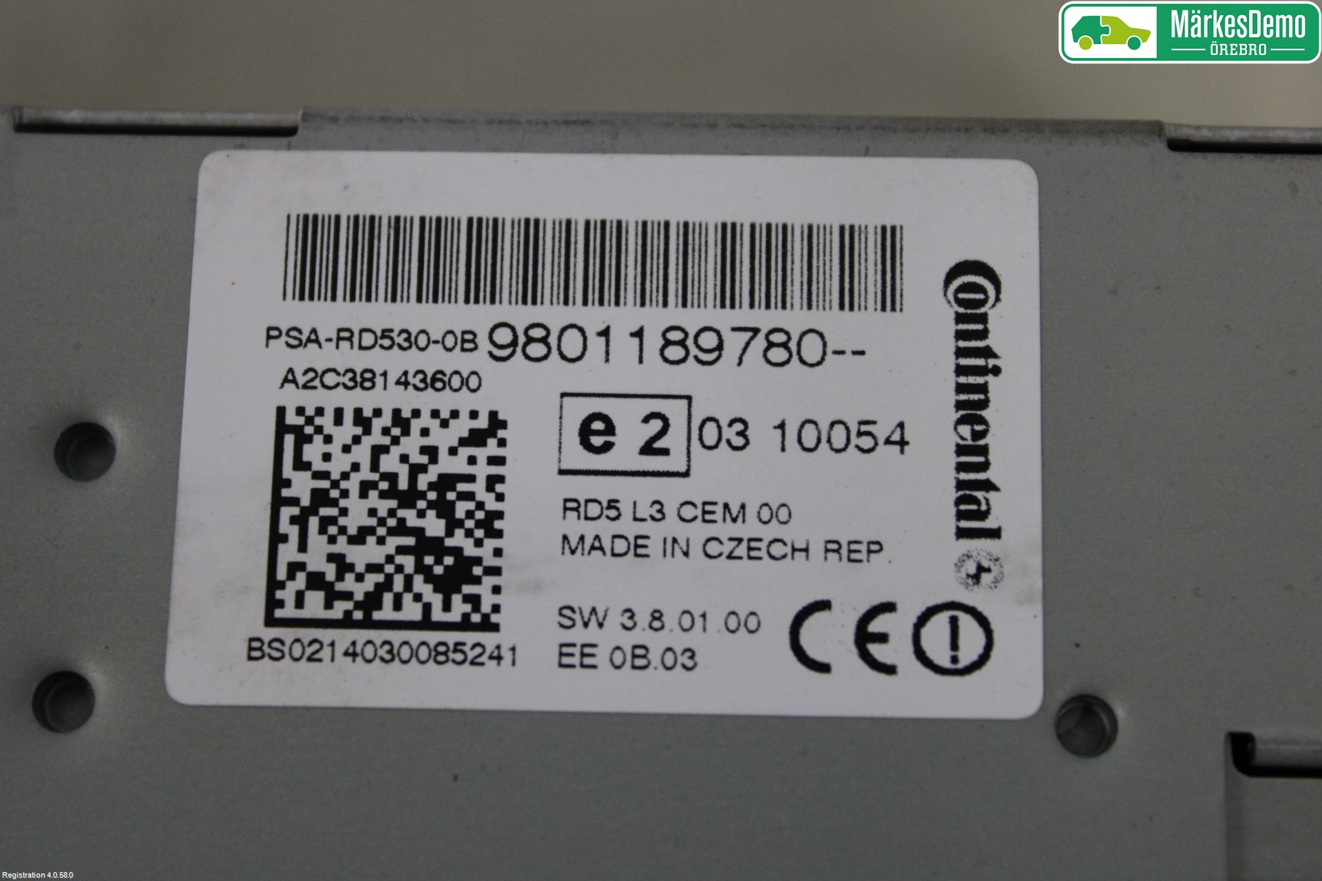 Citroen C4 II 11-18 Stereo Radio
