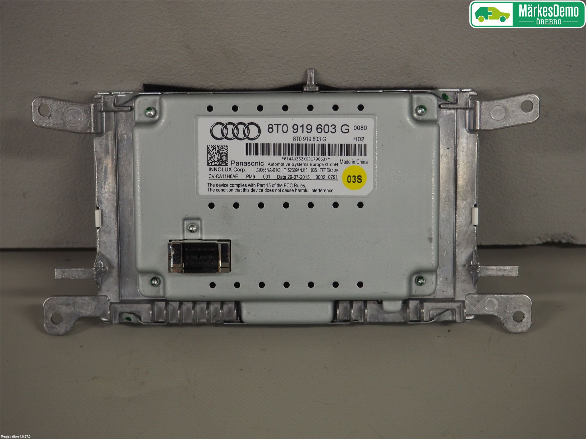 Audi A4 ALLROAD 09-16 Multifunktionsdisplay