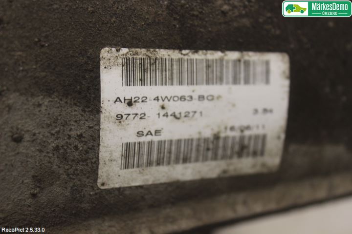 Landrover RANGE ROVER SPORT (L320) 10-13 Bakaksel Kardang Bak -Diff