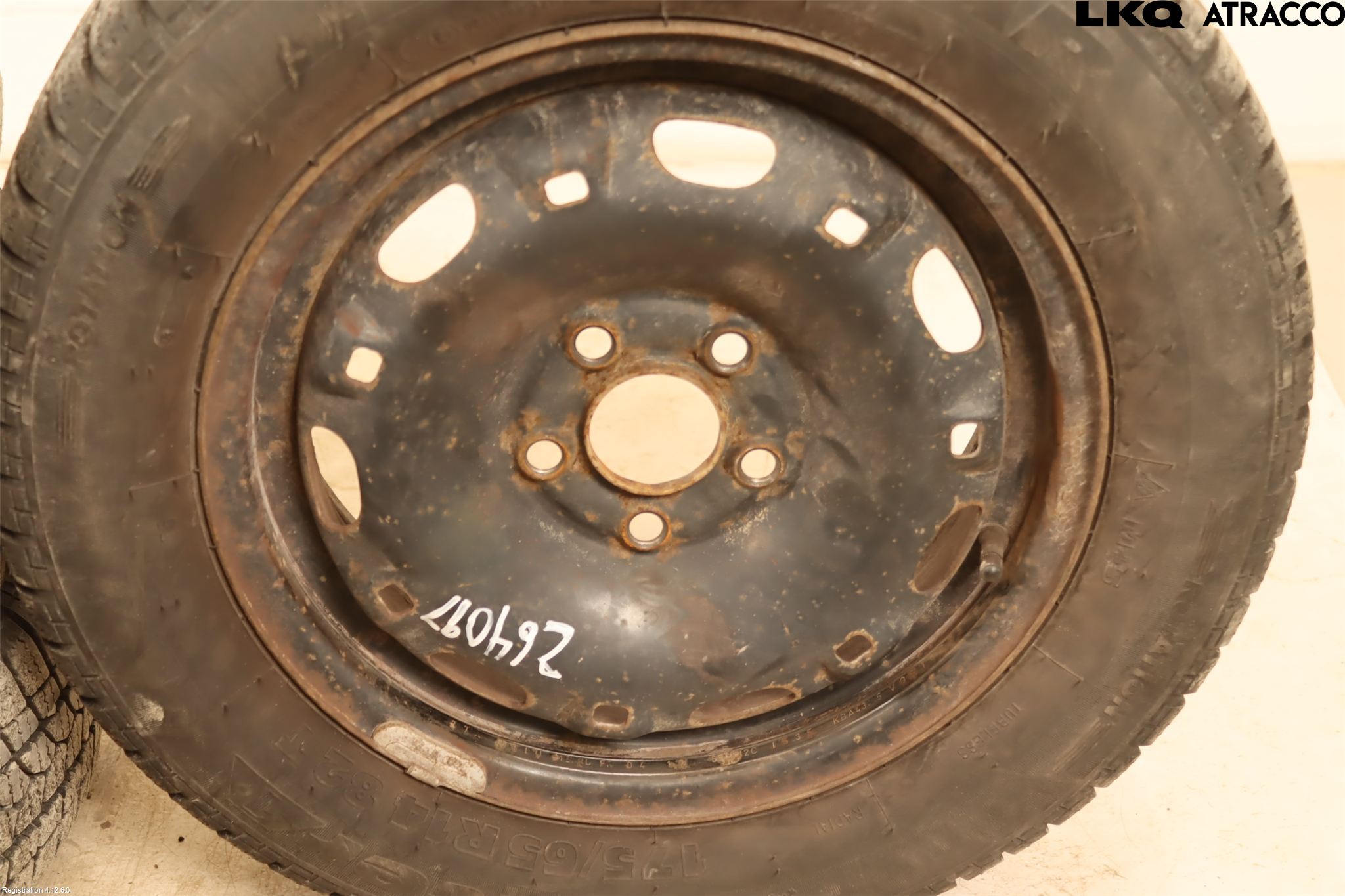Volkswagen VW POLO 10-17 Dekk Vinter På Stål Felg 4Stk