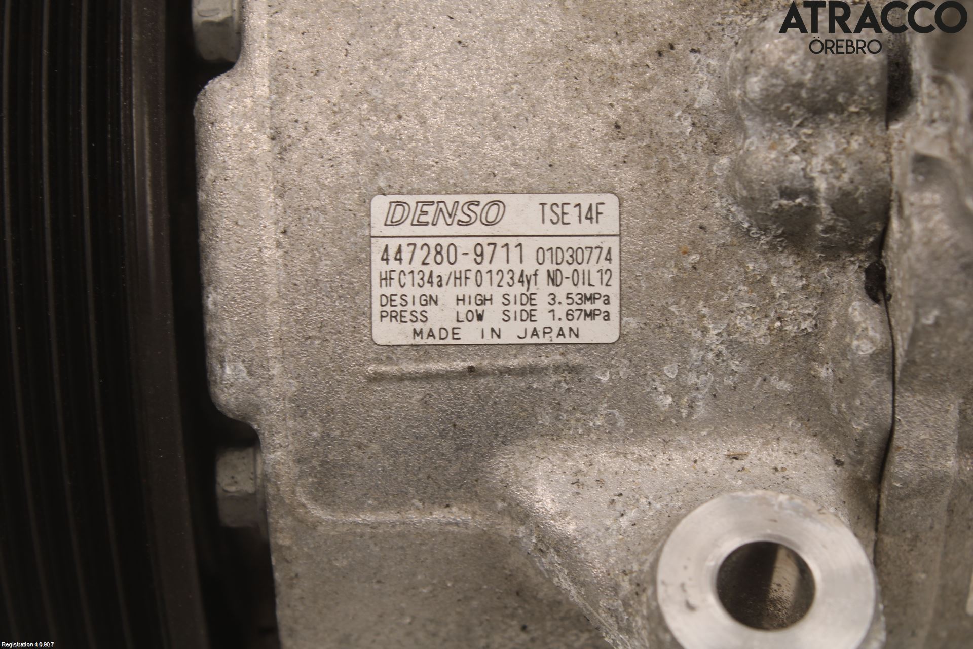 Subaru OUTBACK 15-20 Varme Ac Kompressor