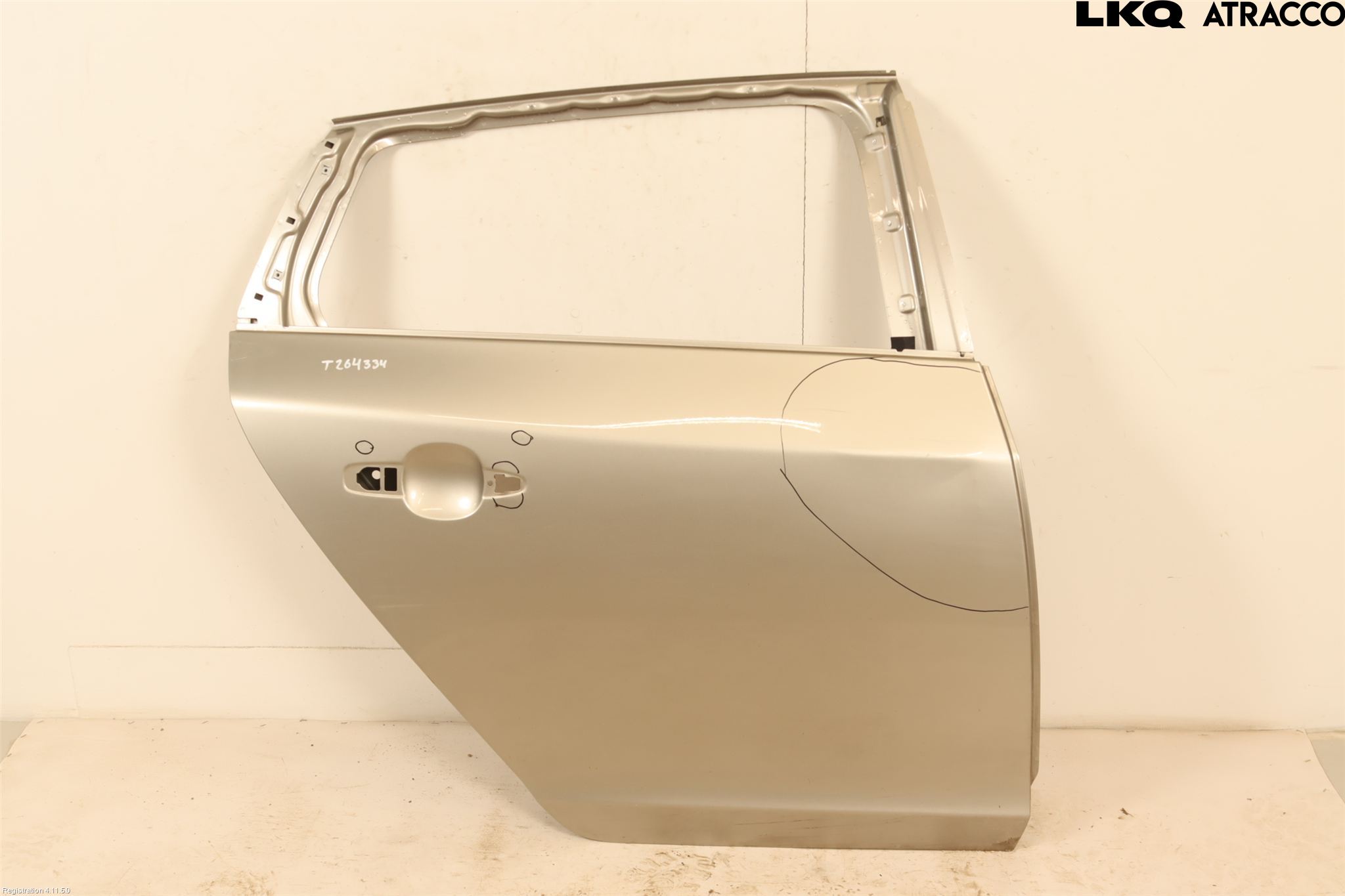 Volvo V60 11-13 Dør 4D Bak Høyre