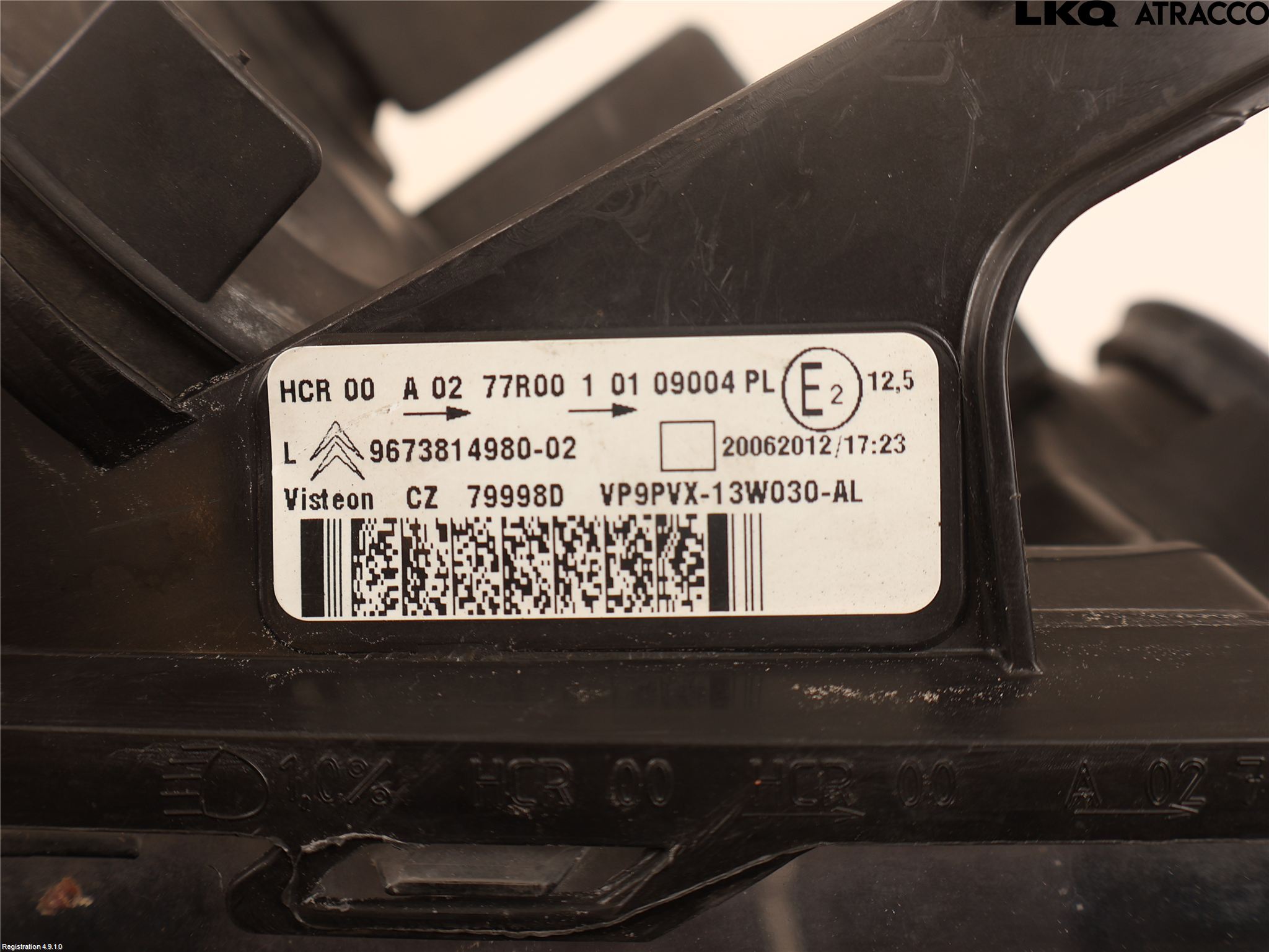 Citroen C3 10-17 Frontlykt Venstre