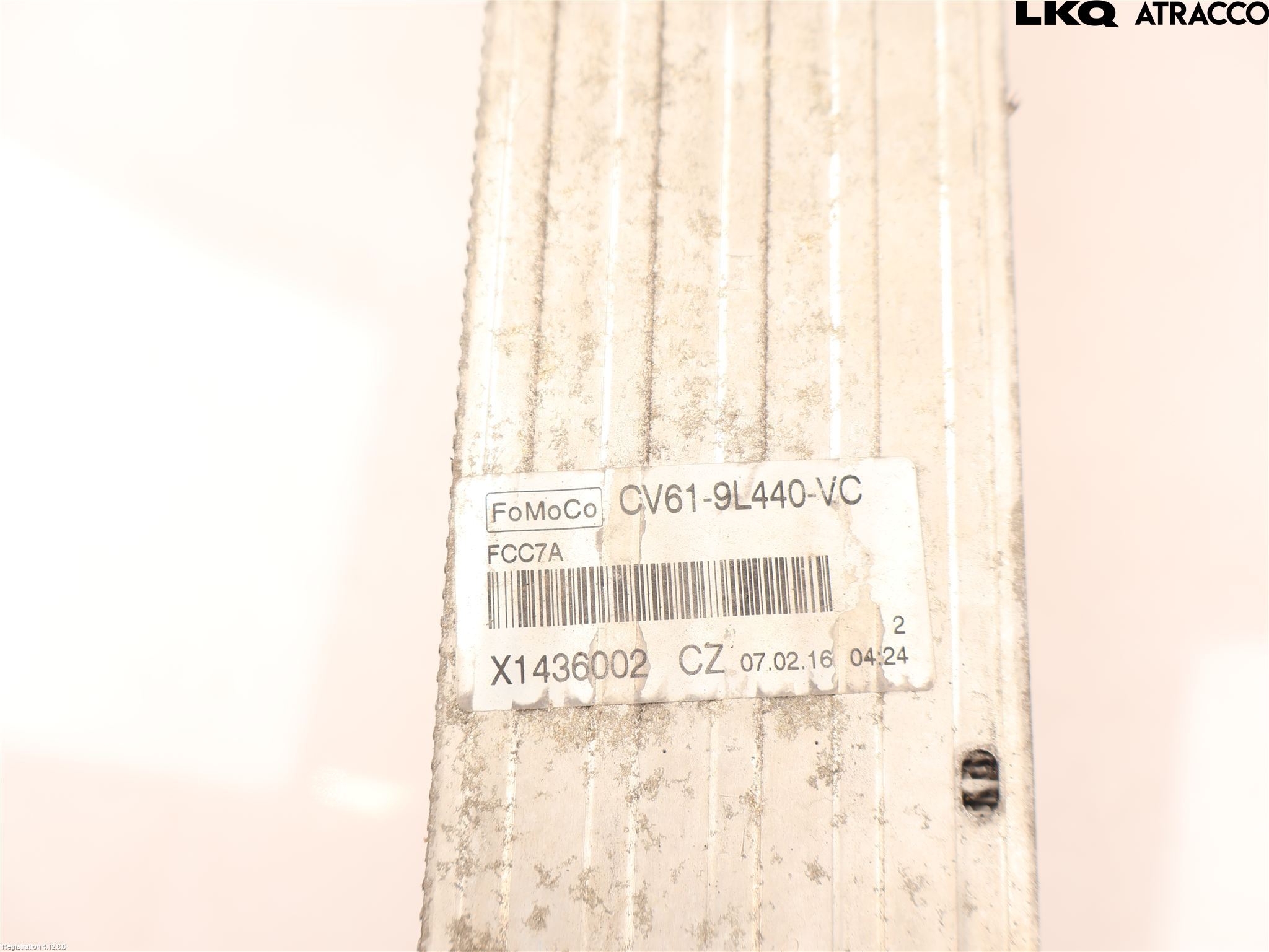 Ford FOCUS 15-18 Intercooler Radiator