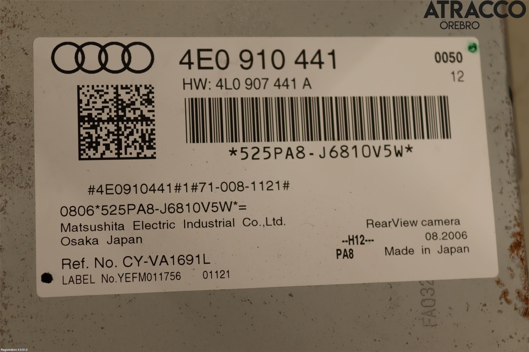 Audi A8/S8 4E  02-09 Styreenhet Parkering