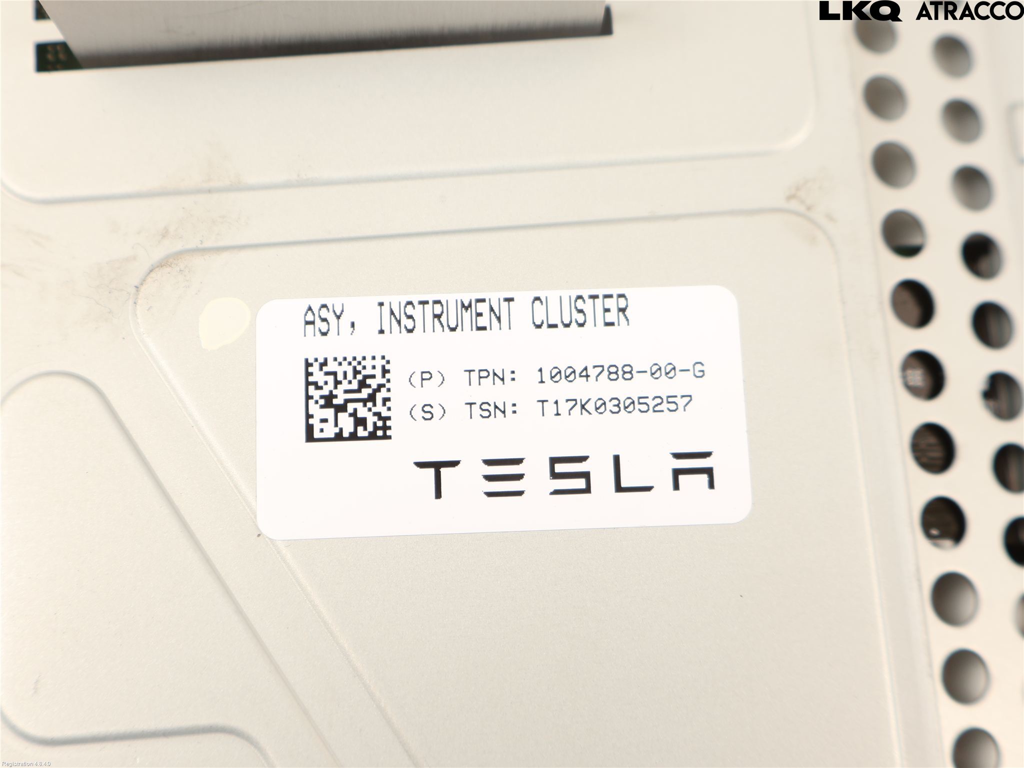 Tesla MODEL S 13- Instr Kombinert