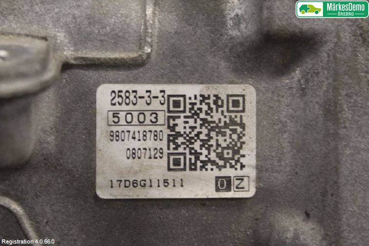 Peugeot 2008 13-20 Gearkasse Automat