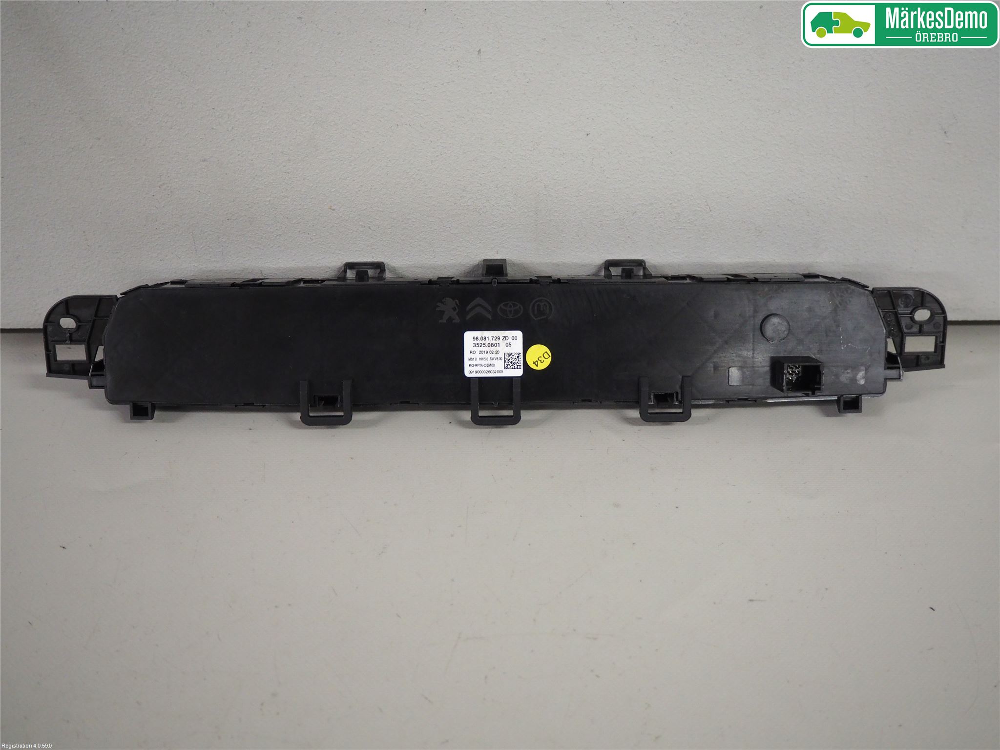 Peugeot EXPERT/E-EXPERT 17- Varme Ac Betjening-Display
