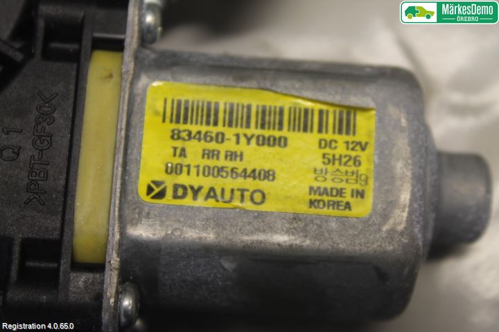 Kia PICANTO 12-17 Vindusheis El Komp