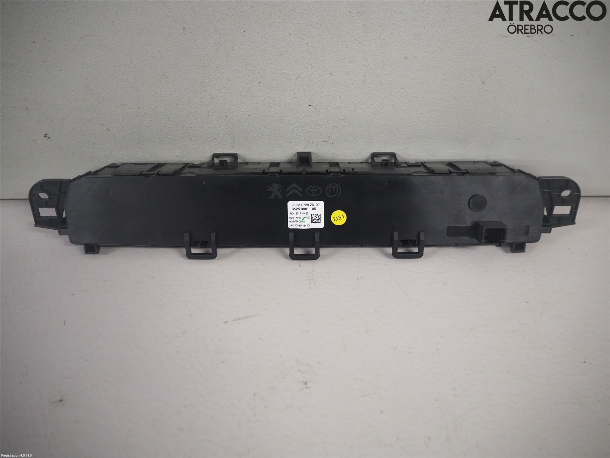 Peugeot EXPERT/E-EXPERT 17- Varme Ac Betjening-Display
