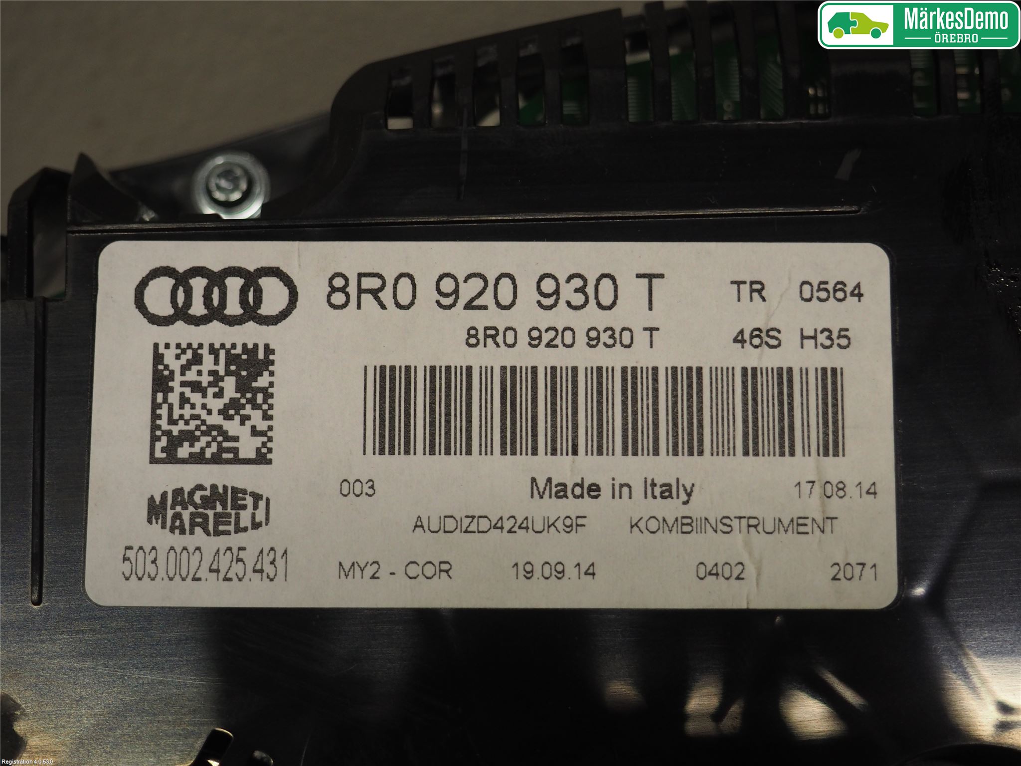 Audi Q5 09-16 Instr Kombinert