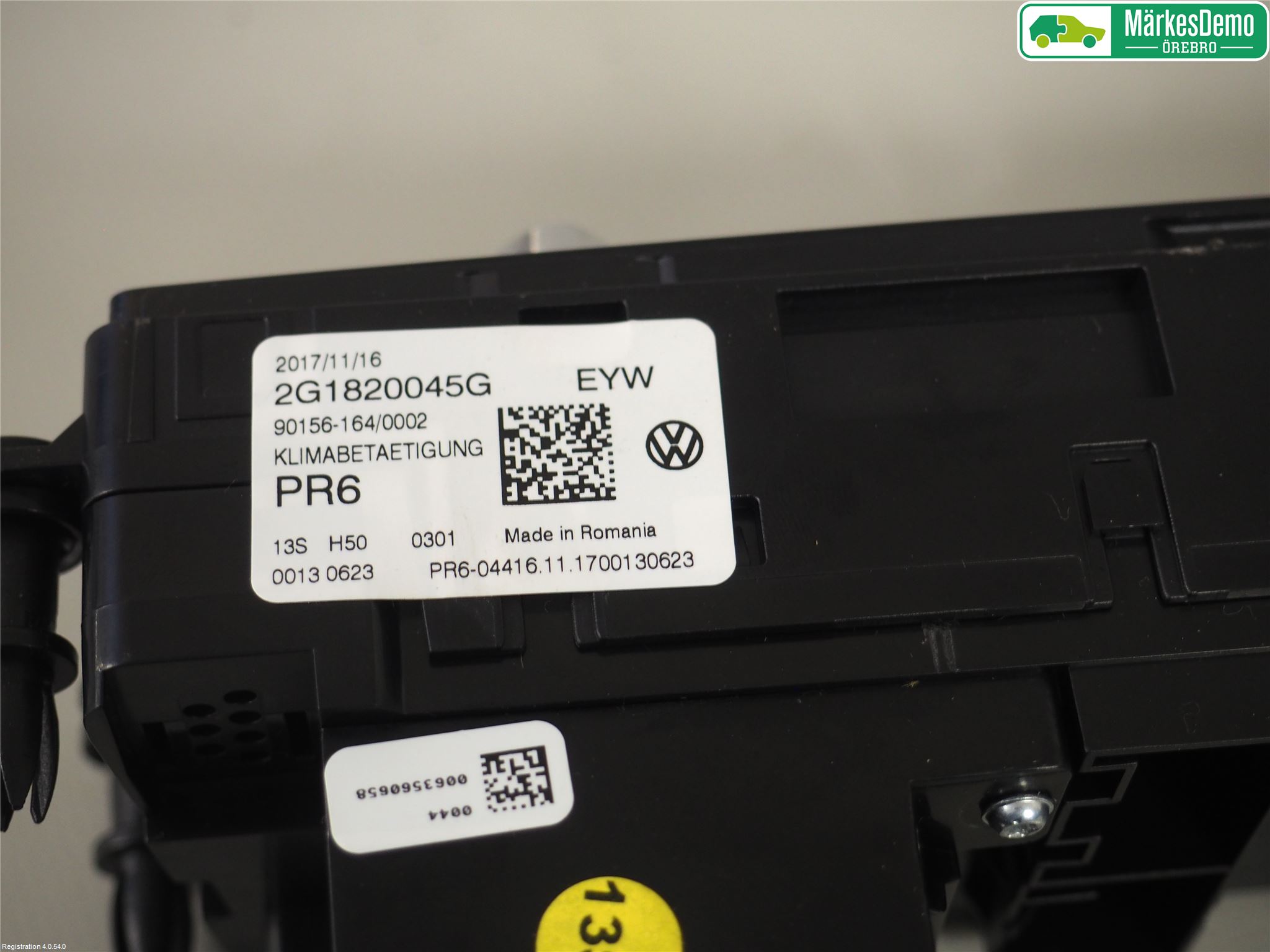 Volkswagen VW POLO VI 18->> Varme Ac Betjening-Display