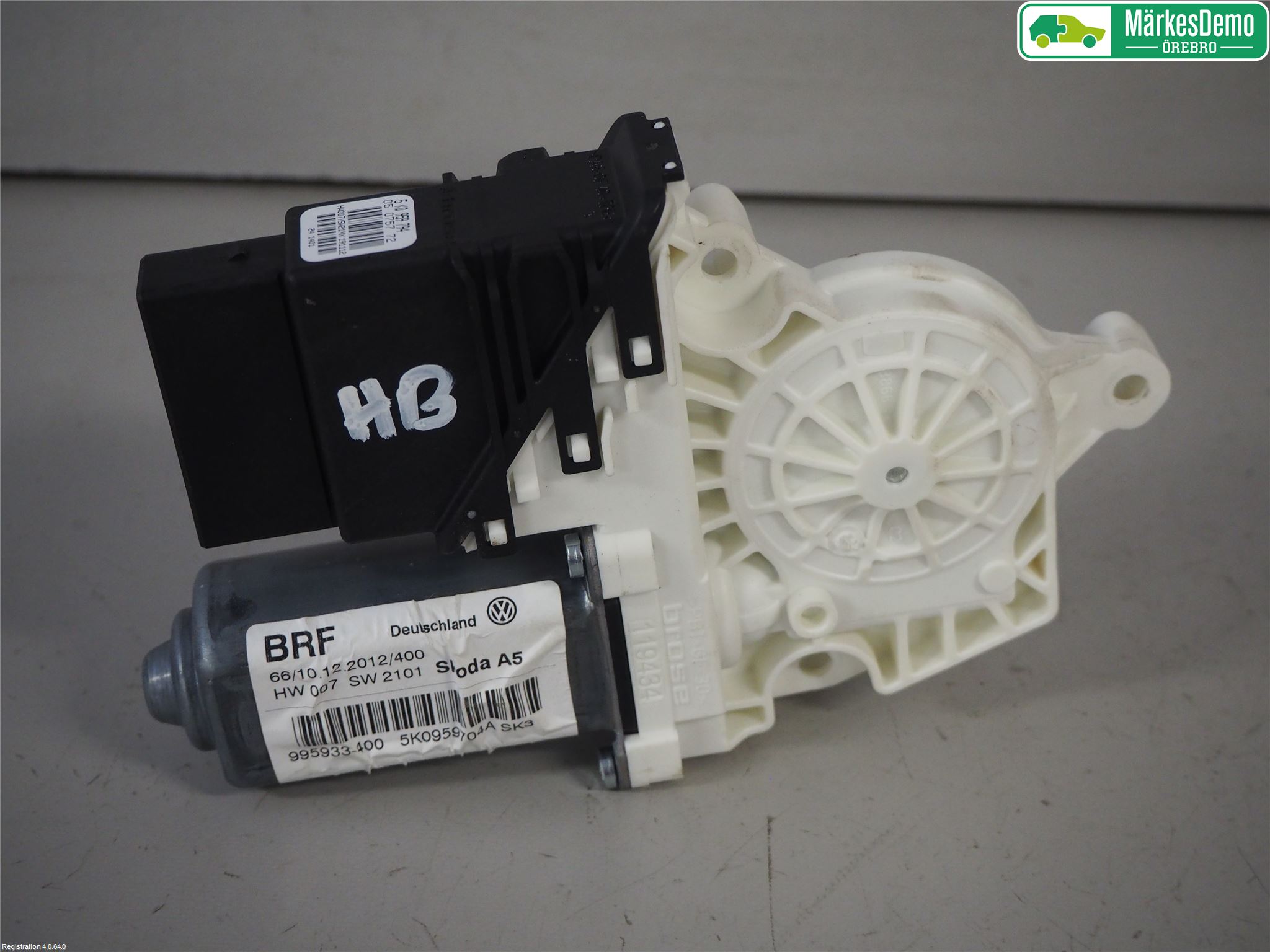 Skoda OCTAVIA (1Z) 05-13 Vindusheismotor